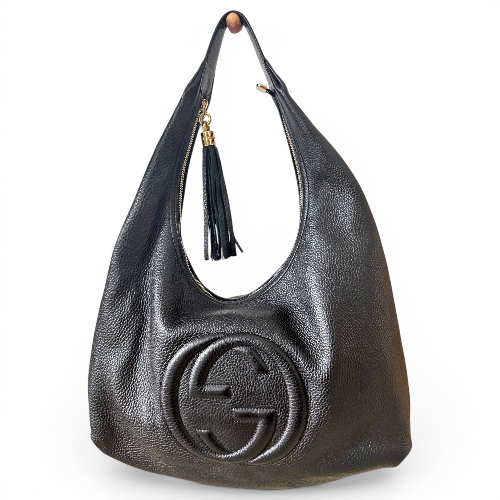 Soho Round leather handbag