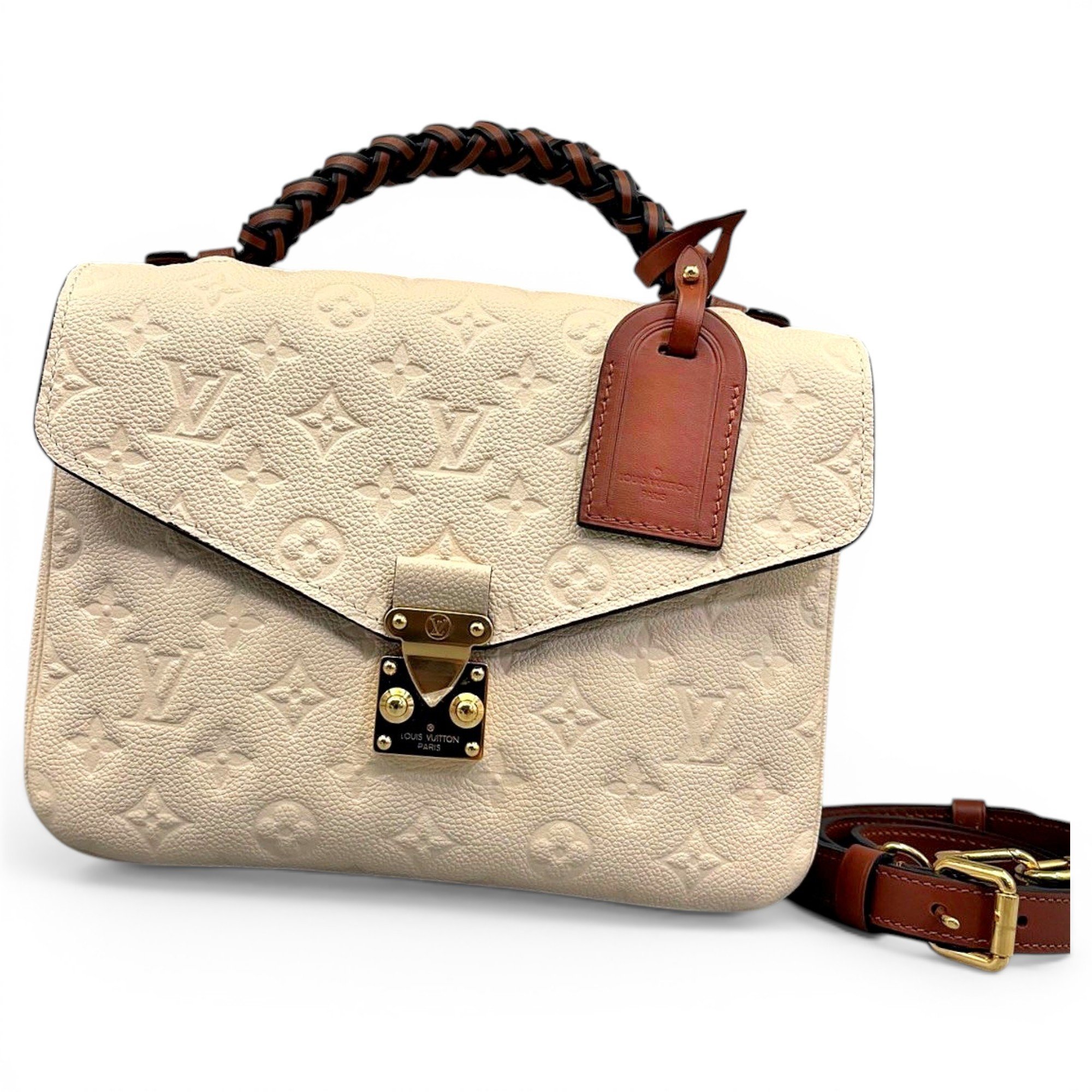 Metis leather handbag