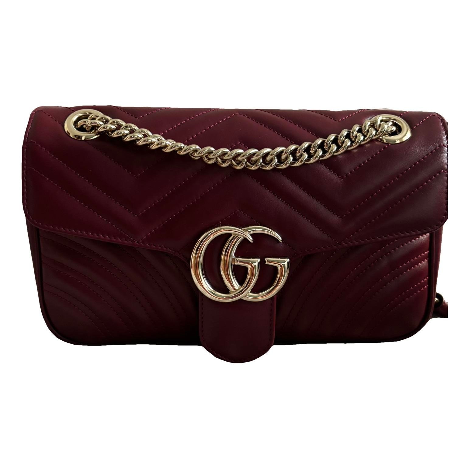 GG Marmont Chain Flap leather crossbody bag