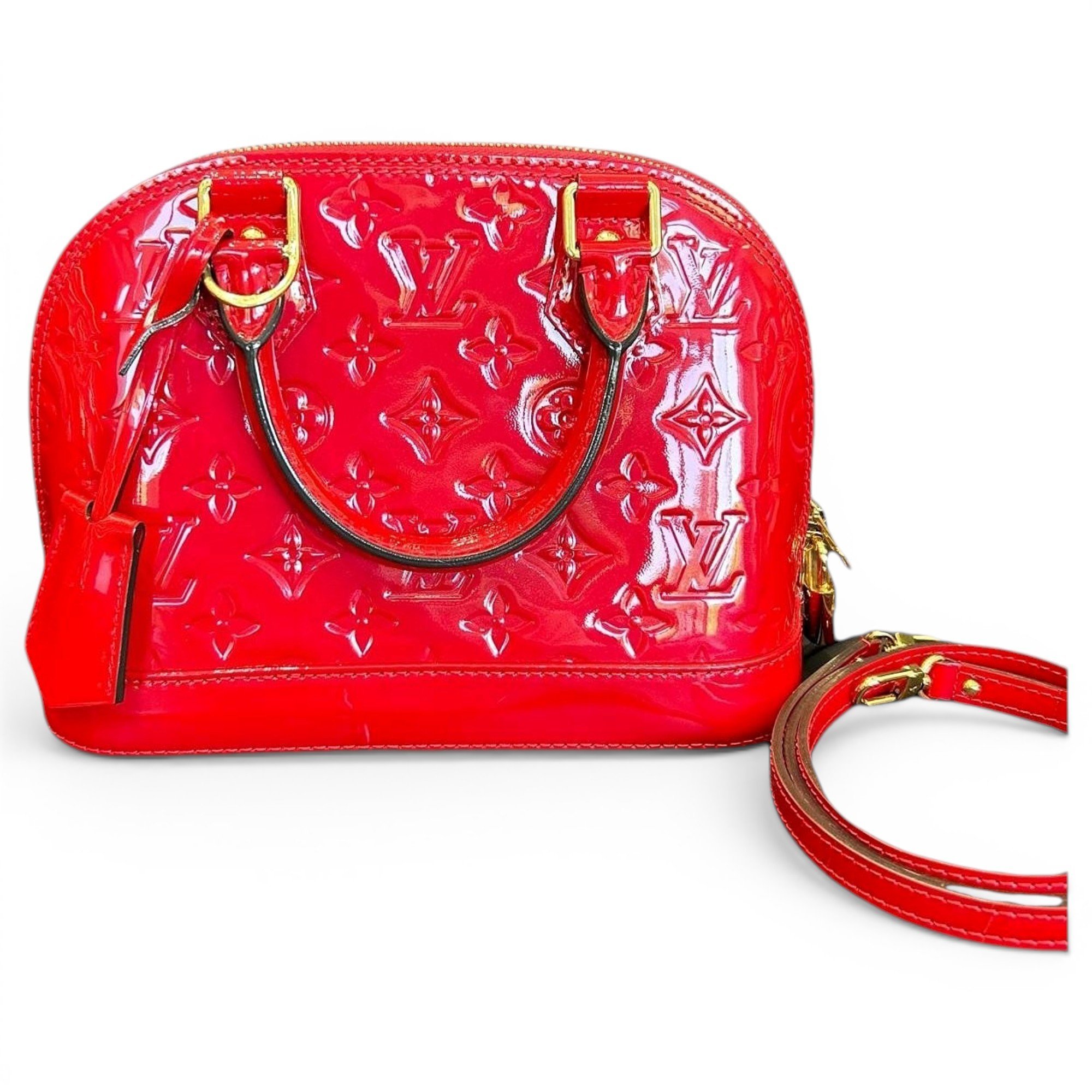 Alma BB patent leather handbag