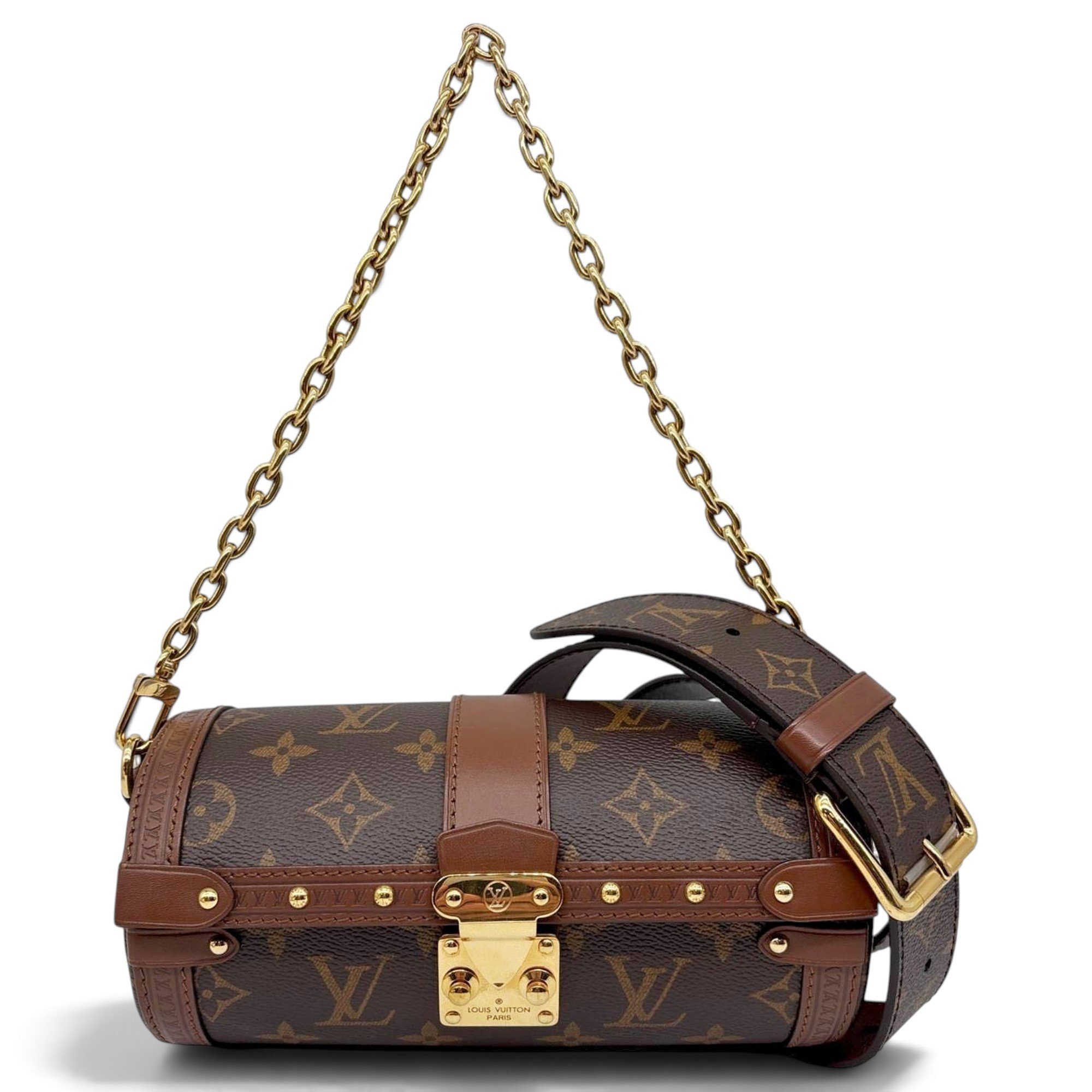 Papillon Trunk cloth satchel