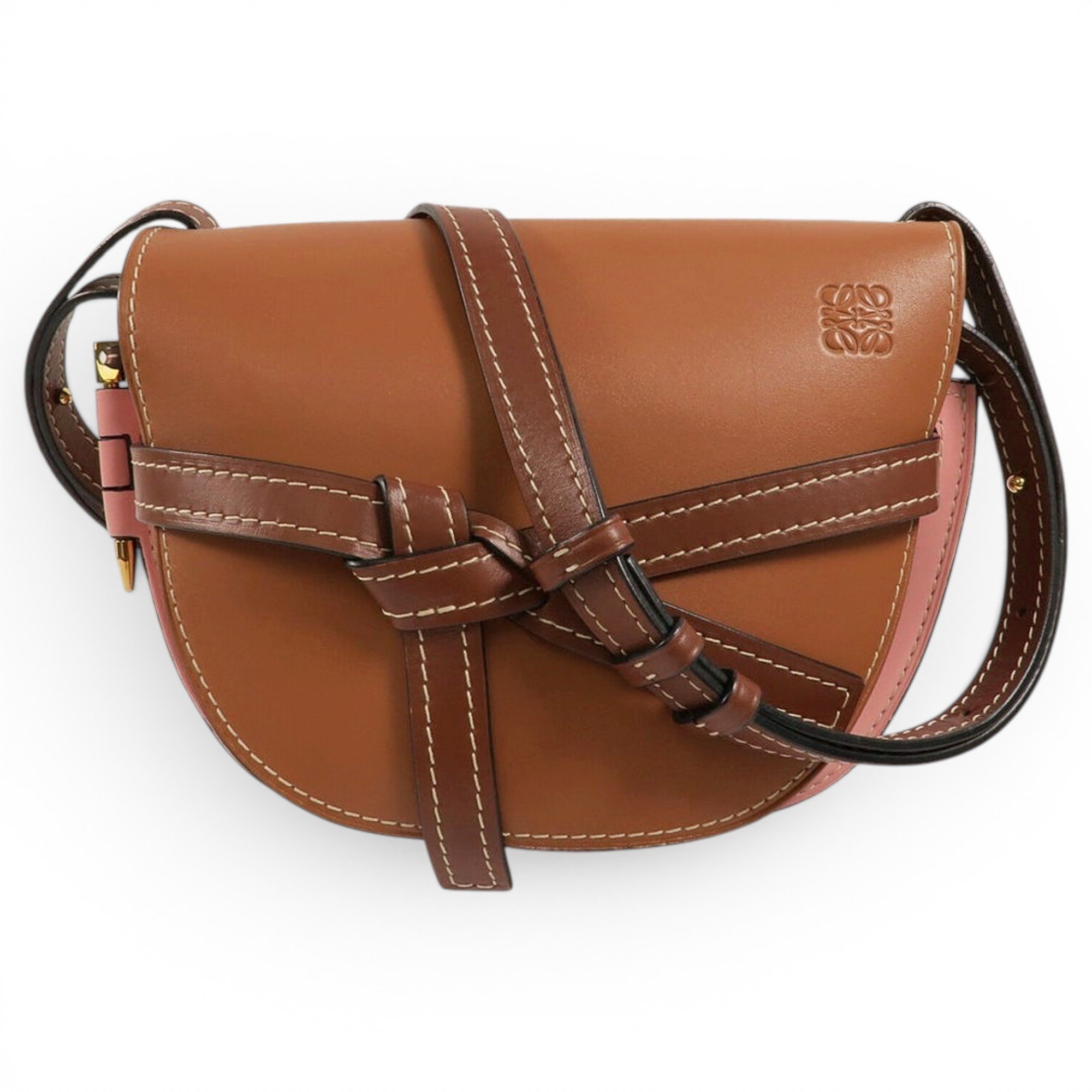 Gate leather crossbody bag