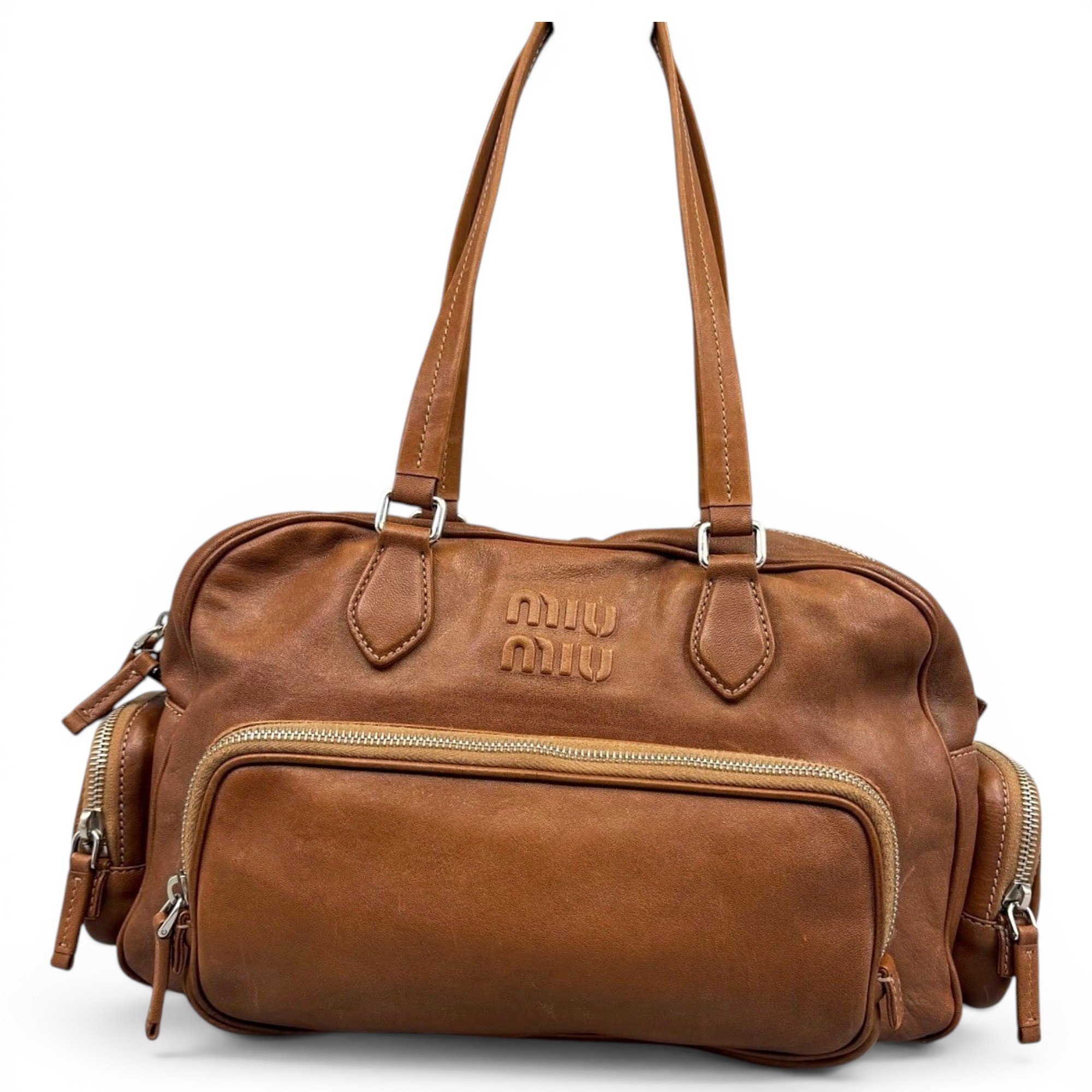 Leather handbag