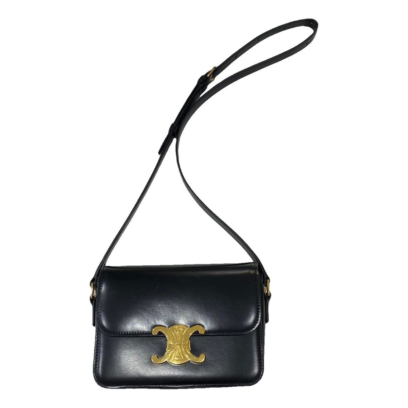 Triomphe leather handbag