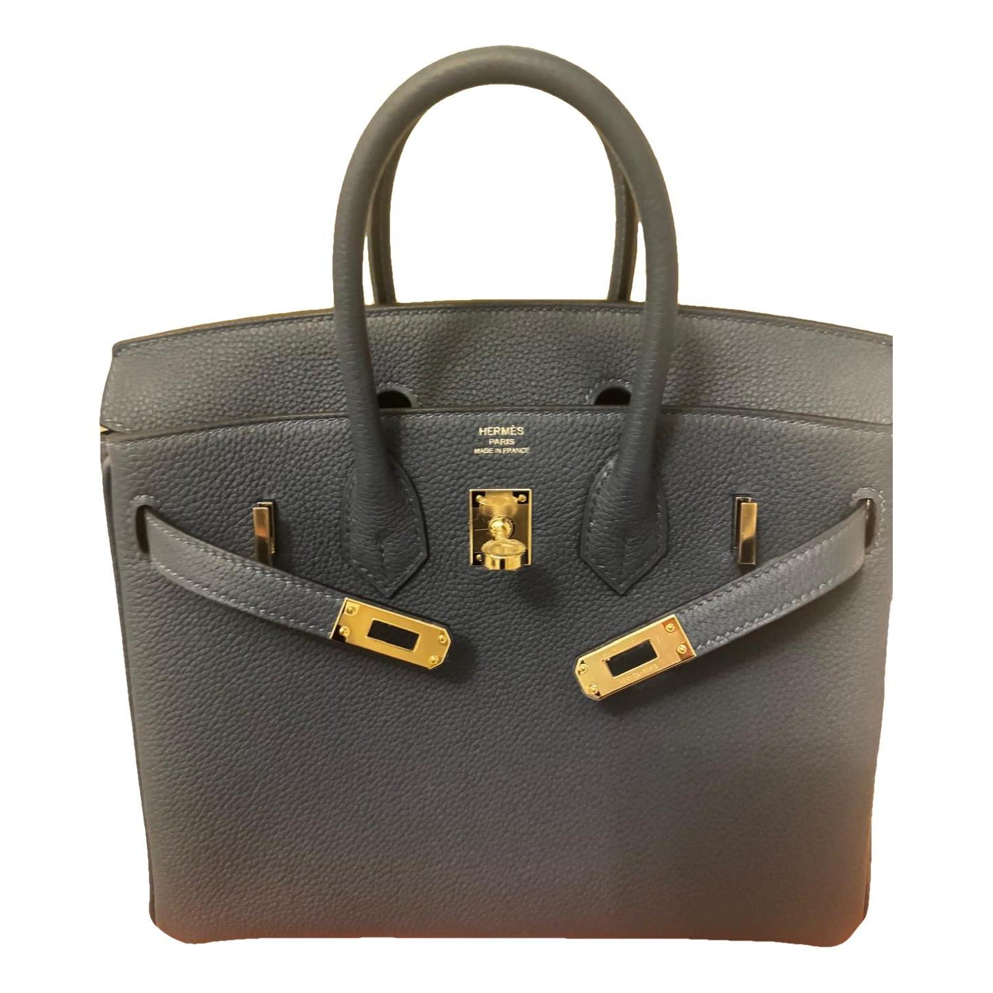 Hermes Birkin 25 Handbag Togo Leather
