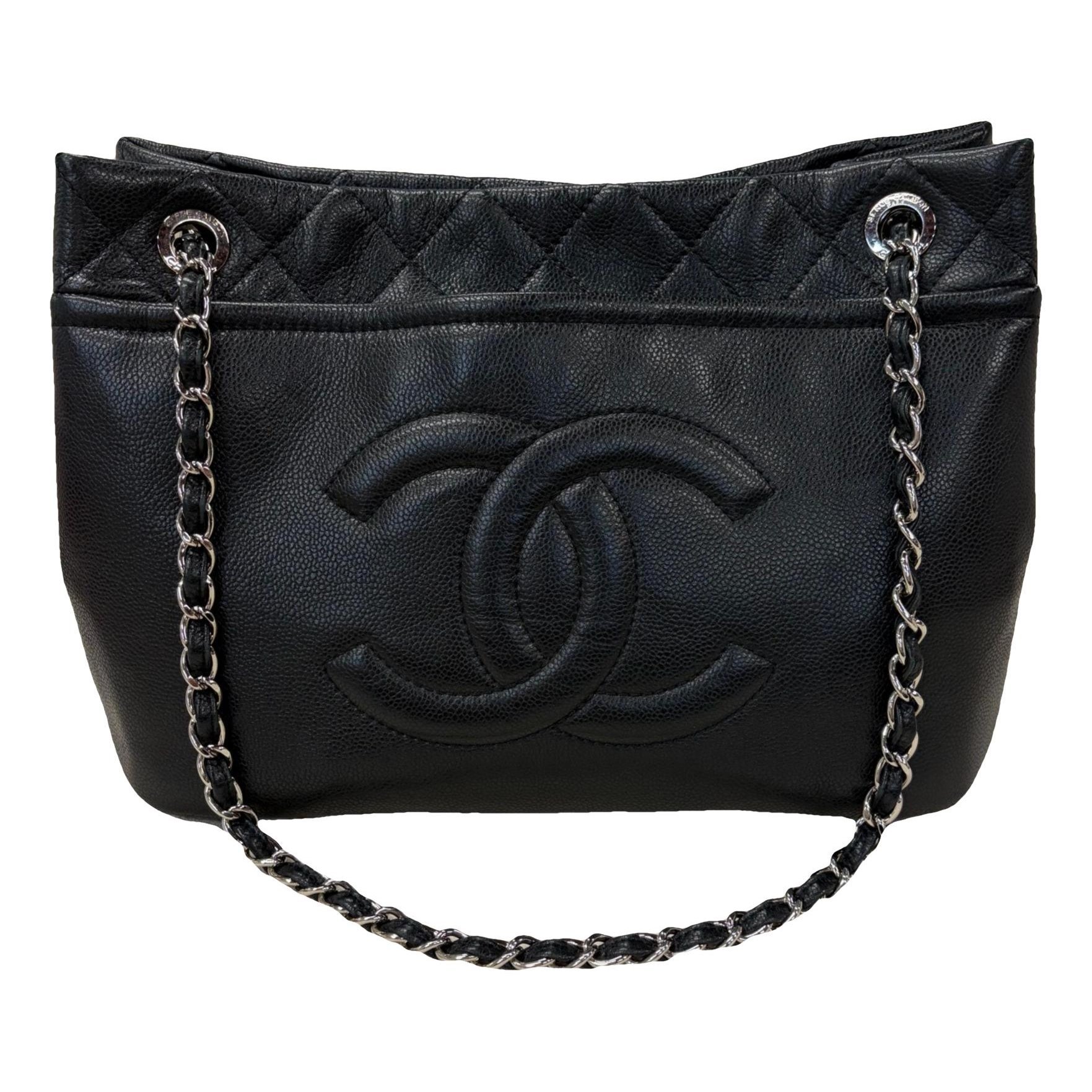 Classic CC Shopping leather tote