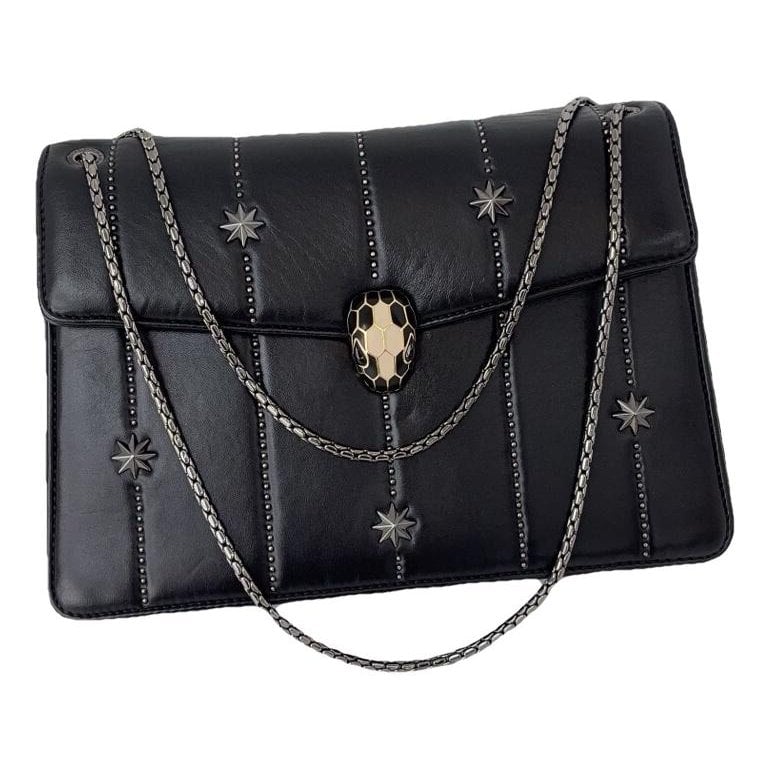 Serpenti leather handbag