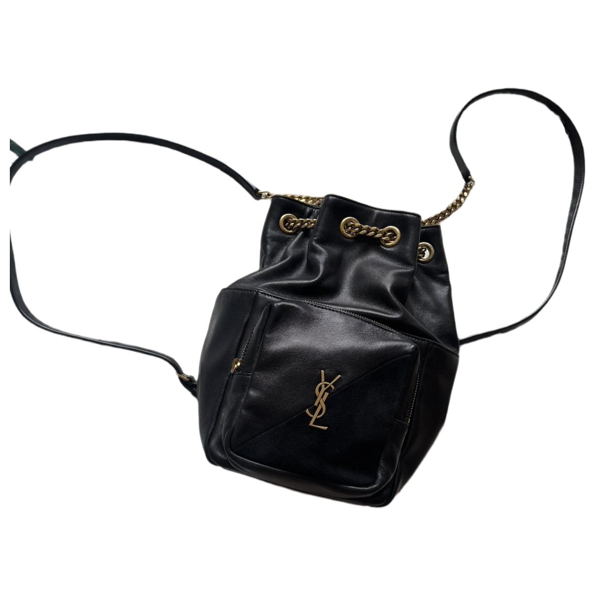 Leather backpack