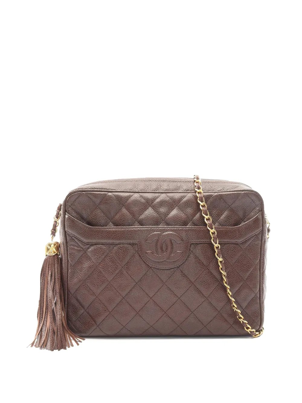 1991-1994 CC Quilted Caviar Tassel Camera Bag crossbody bag