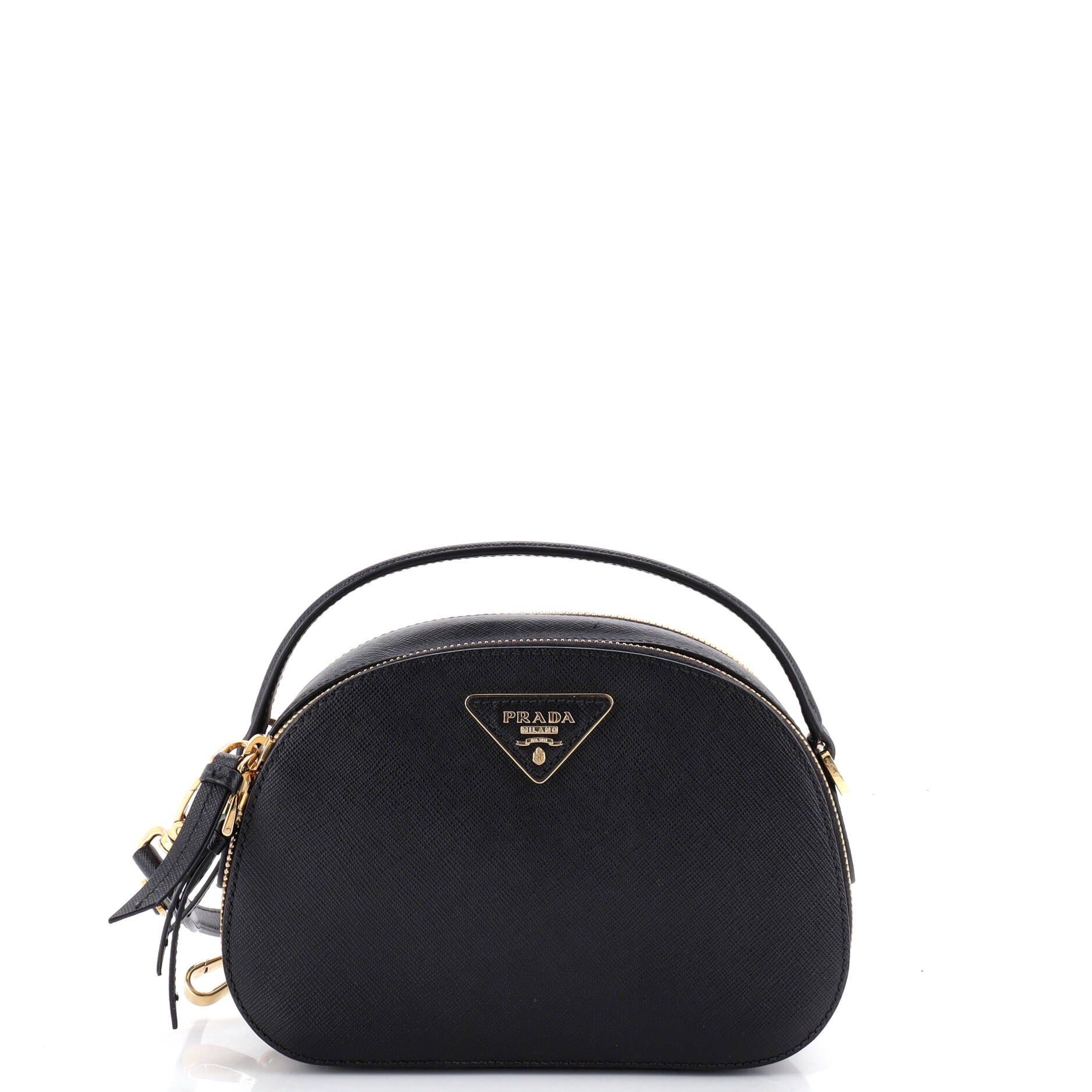 Odette Top Handle Bag Saffiano Leather Small