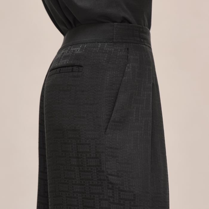 Noir "Mosaique" Pants