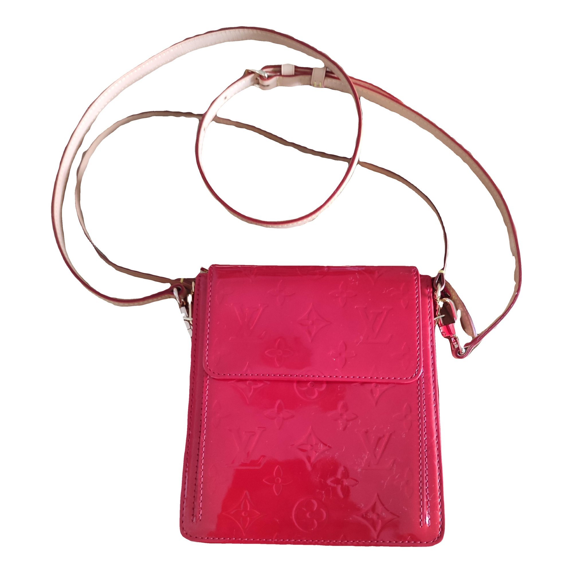 Leather clutch bag