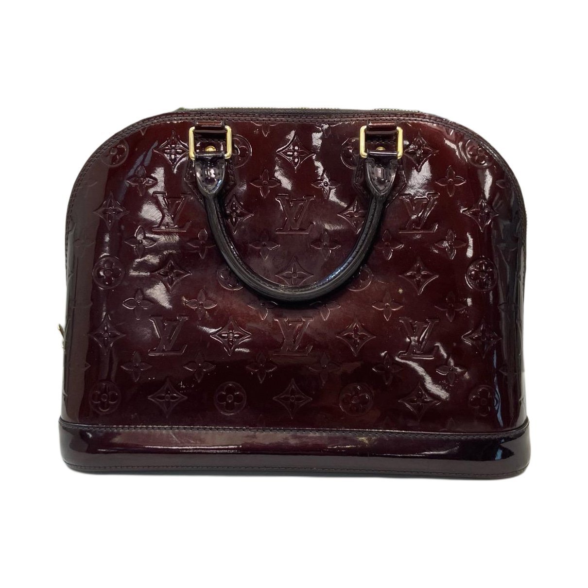 Alma BB patent leather handbag