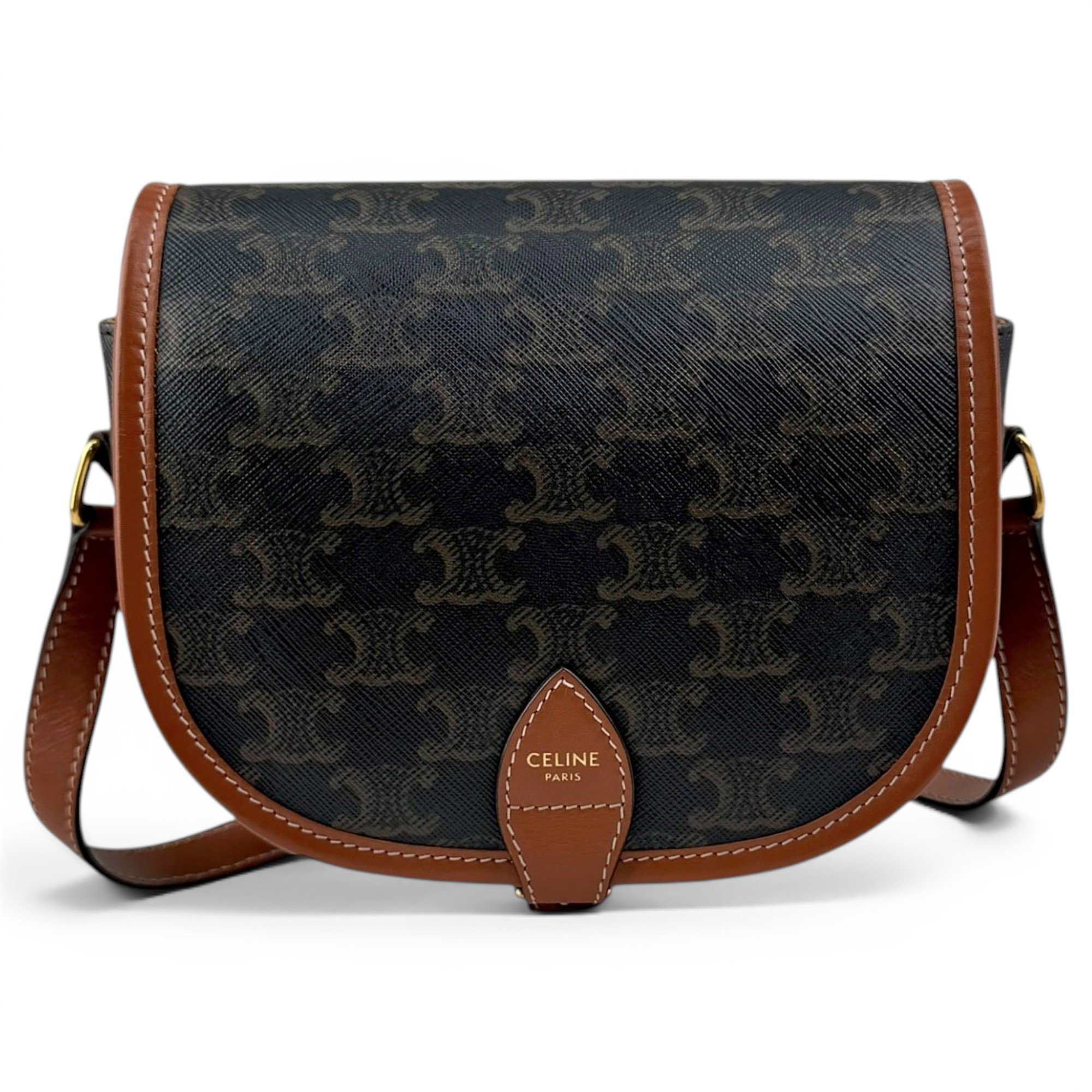 Celine Folco leather crossbody bag