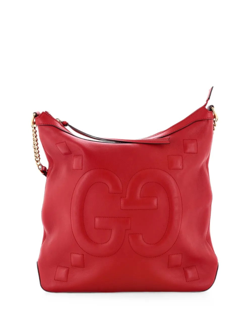 Apollo GG Embossed Calfskin Medium hobo bag