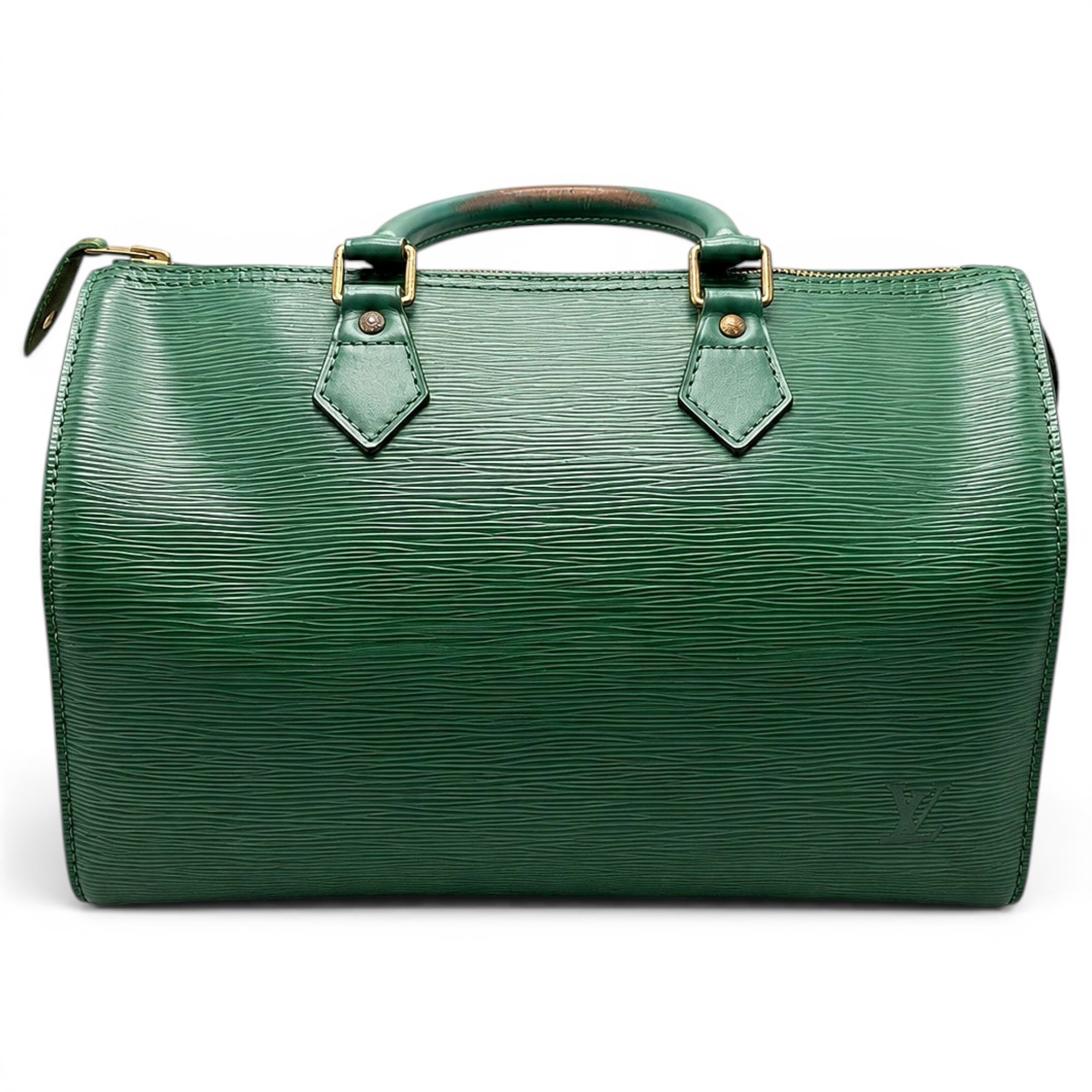 Speedy leather handbag