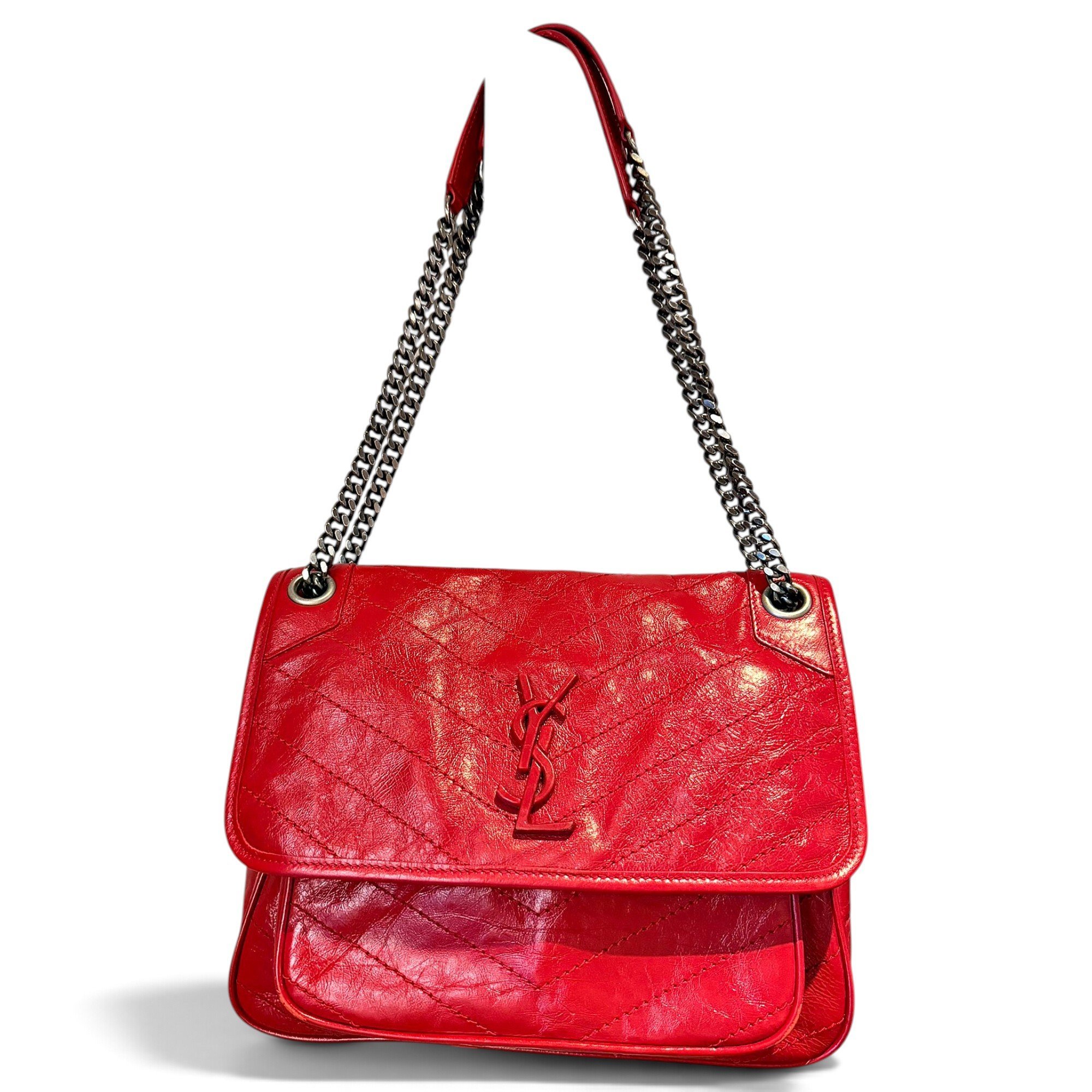Niki leather crossbody bag
