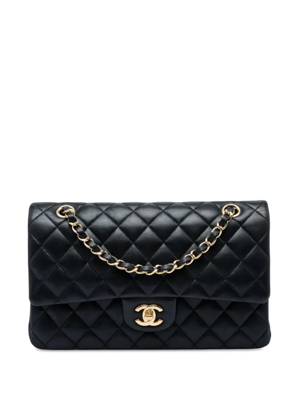 2014 Medium Classic Lambskin Double Flap shoulder bag