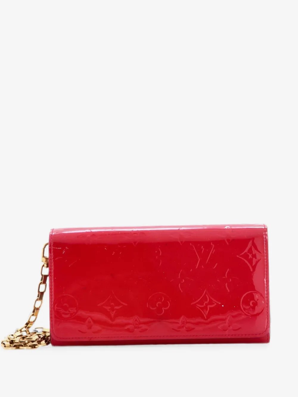 Chaine Wallet Monogram Vernis clutch bag