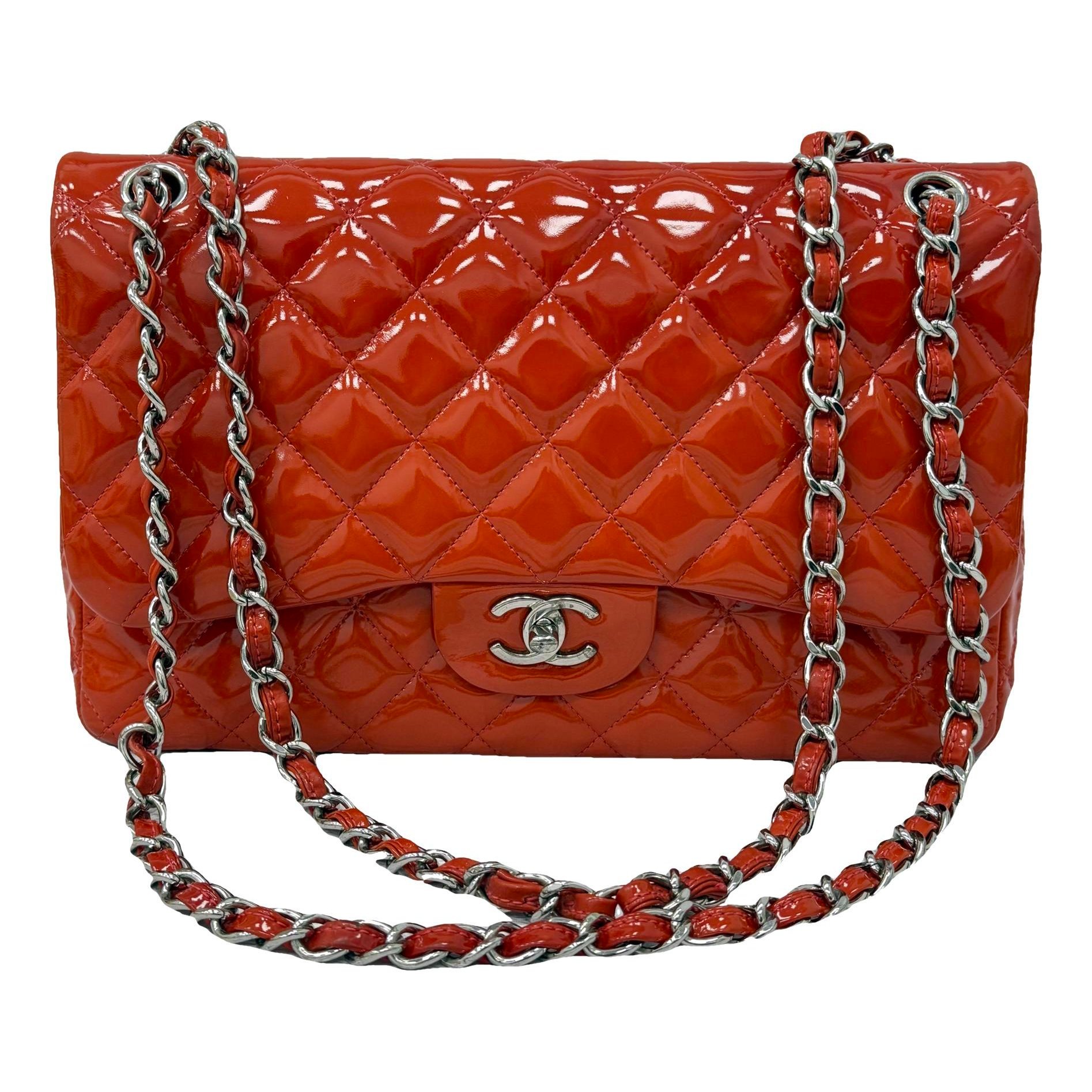 Timeless/Classique patent leather handbag