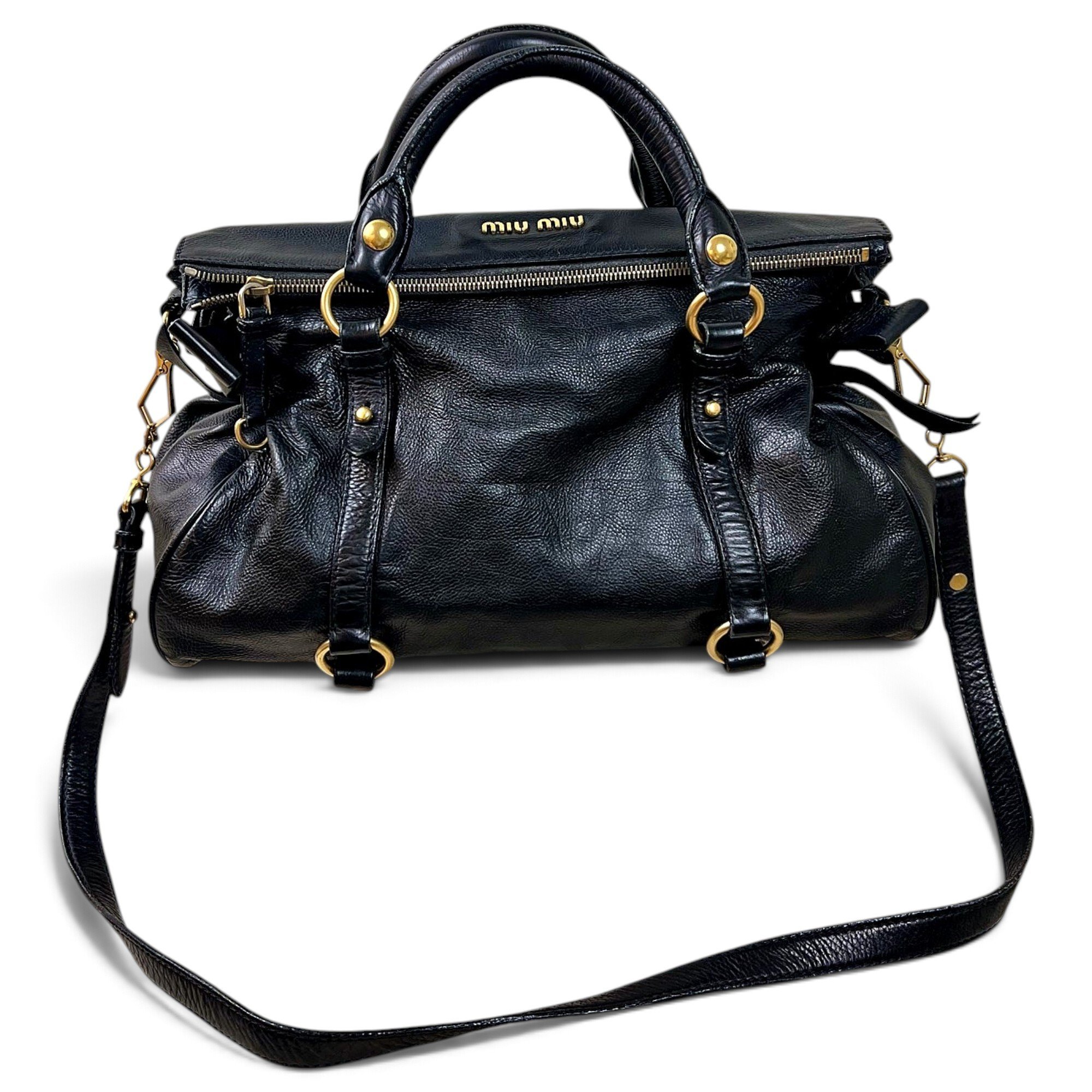 Miu Miu Bow bag leather satchel