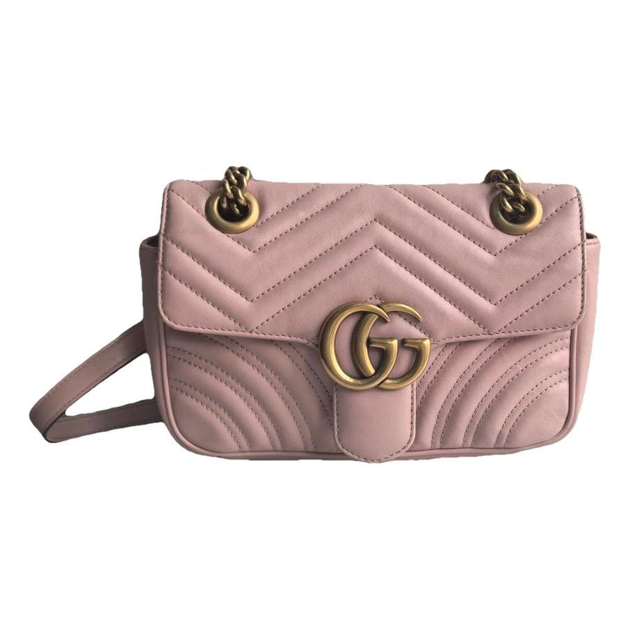 GG Marmont Flap leather handbag