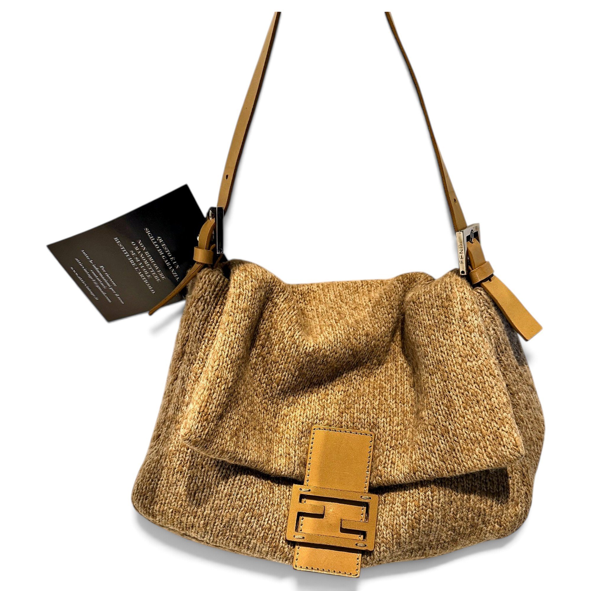 Mamma Baguette cashmere handbag