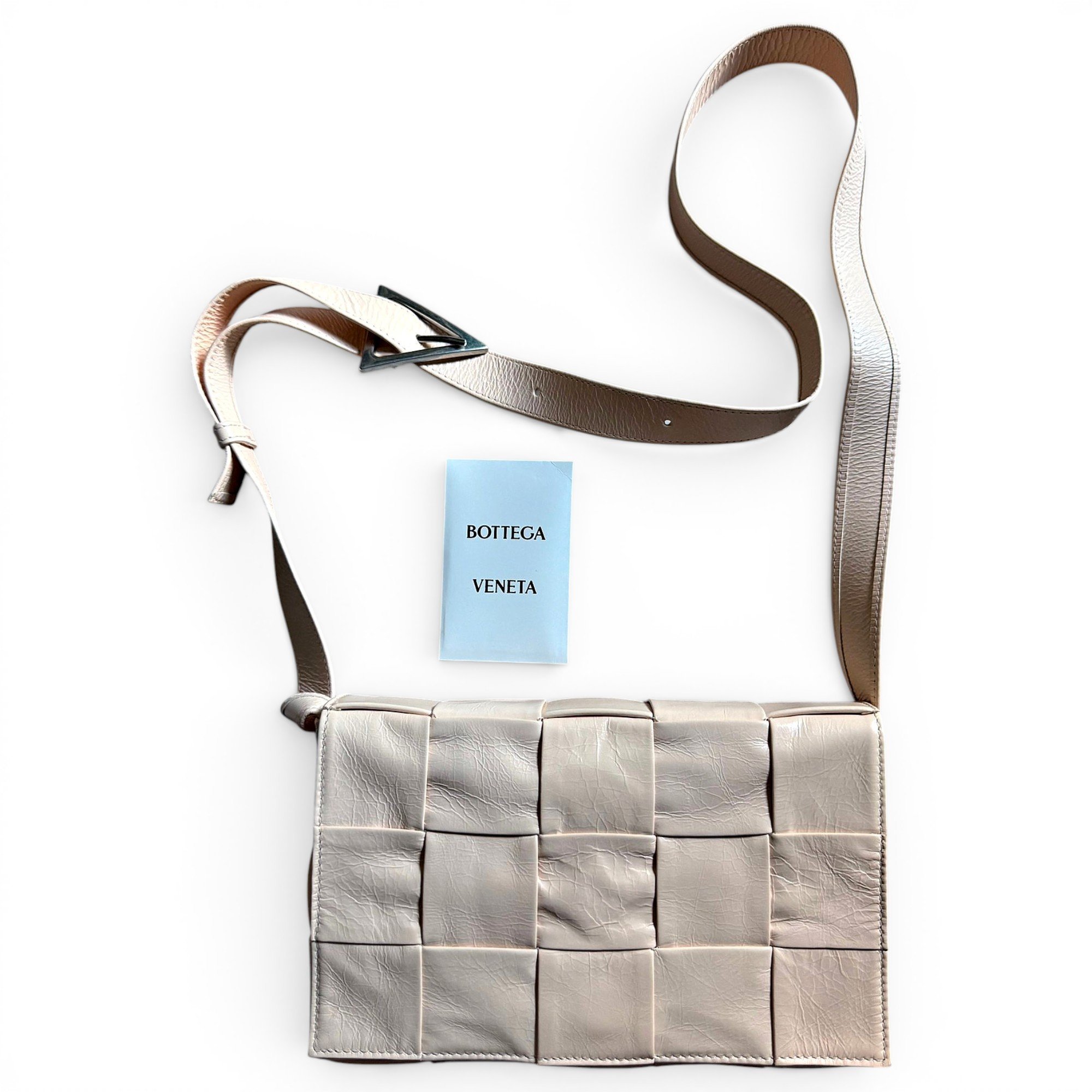Cassette leather crossbody bag