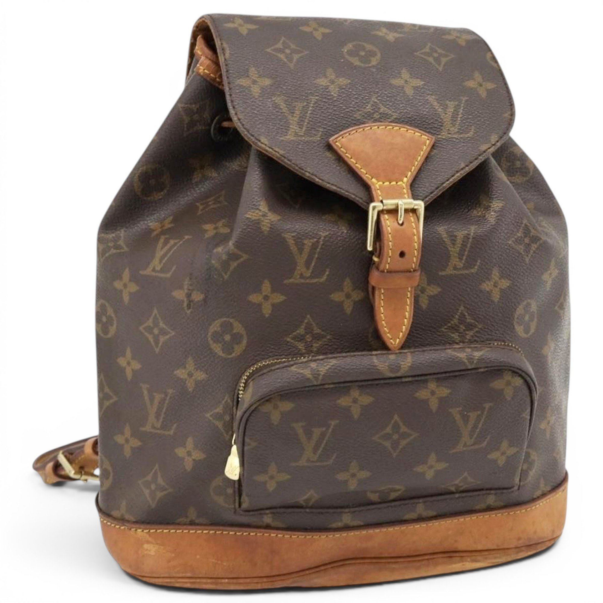 Montsouris leather backpack