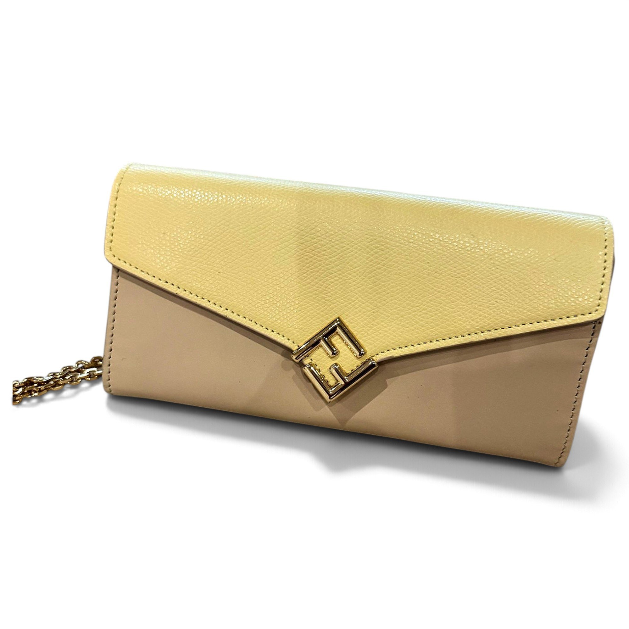 Wallet On Chain leather crossbody bag