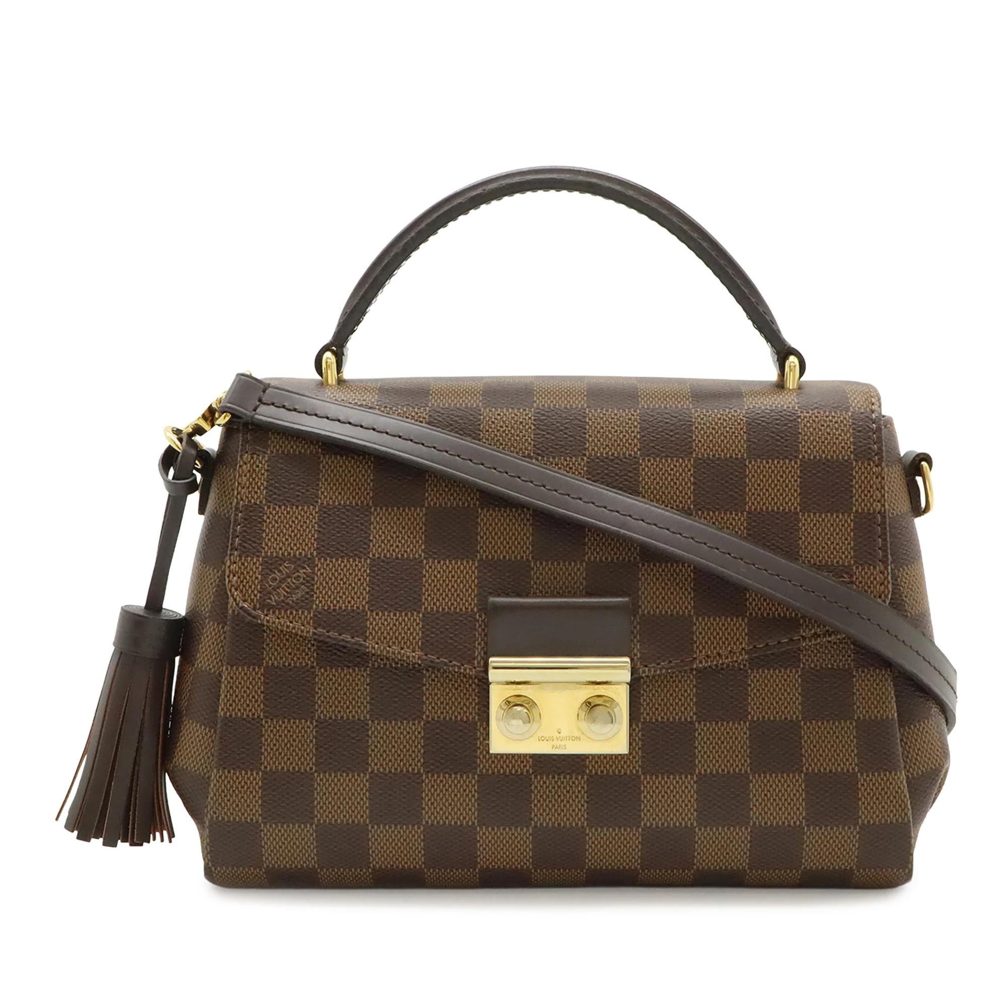 Croisette leather satchel