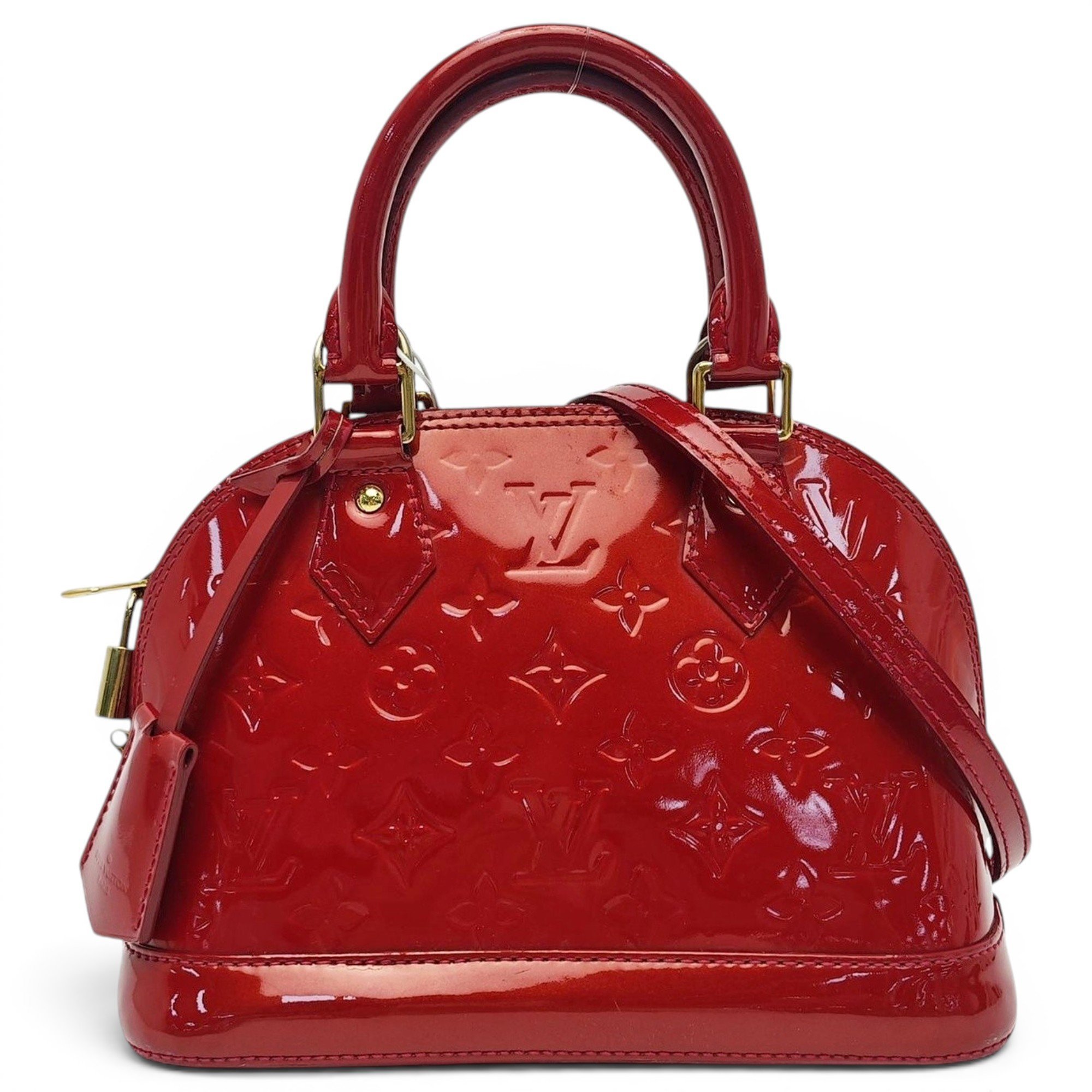 Alma patent leather handbag