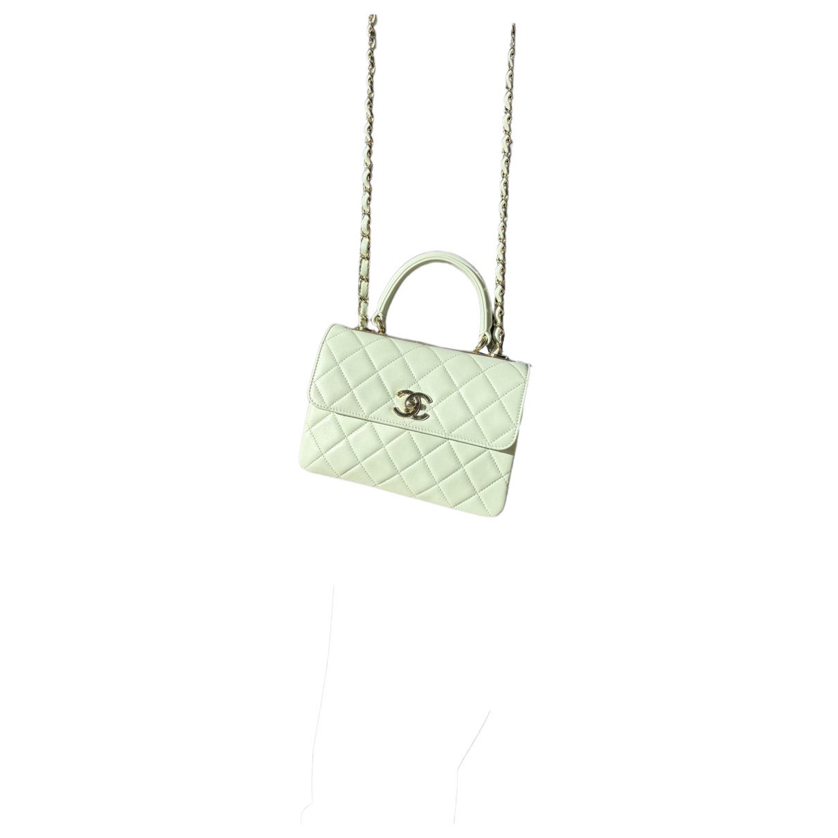 Trendy CC Flap leather handbag