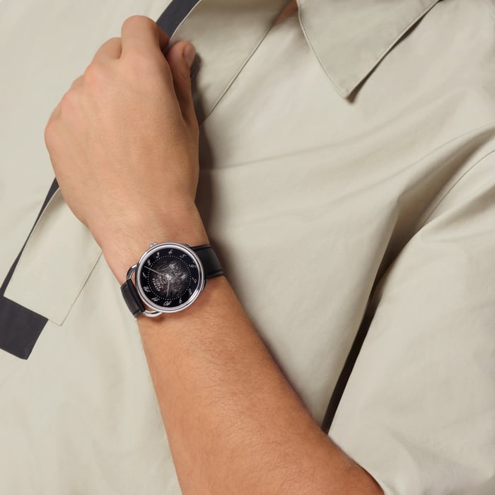 Sans Coloris Arceau Squelette Watch, 40 MM
