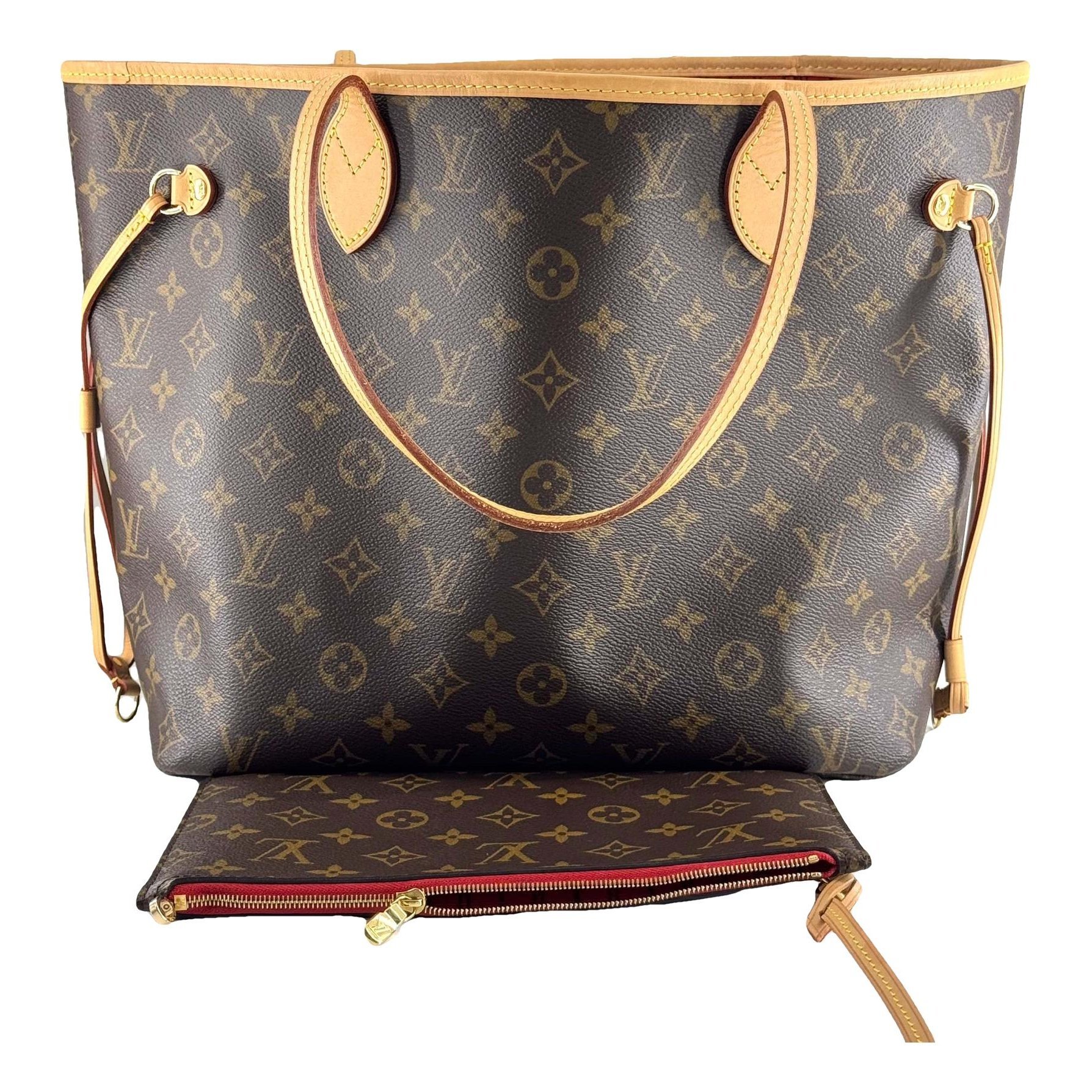 Neverfull leather tote