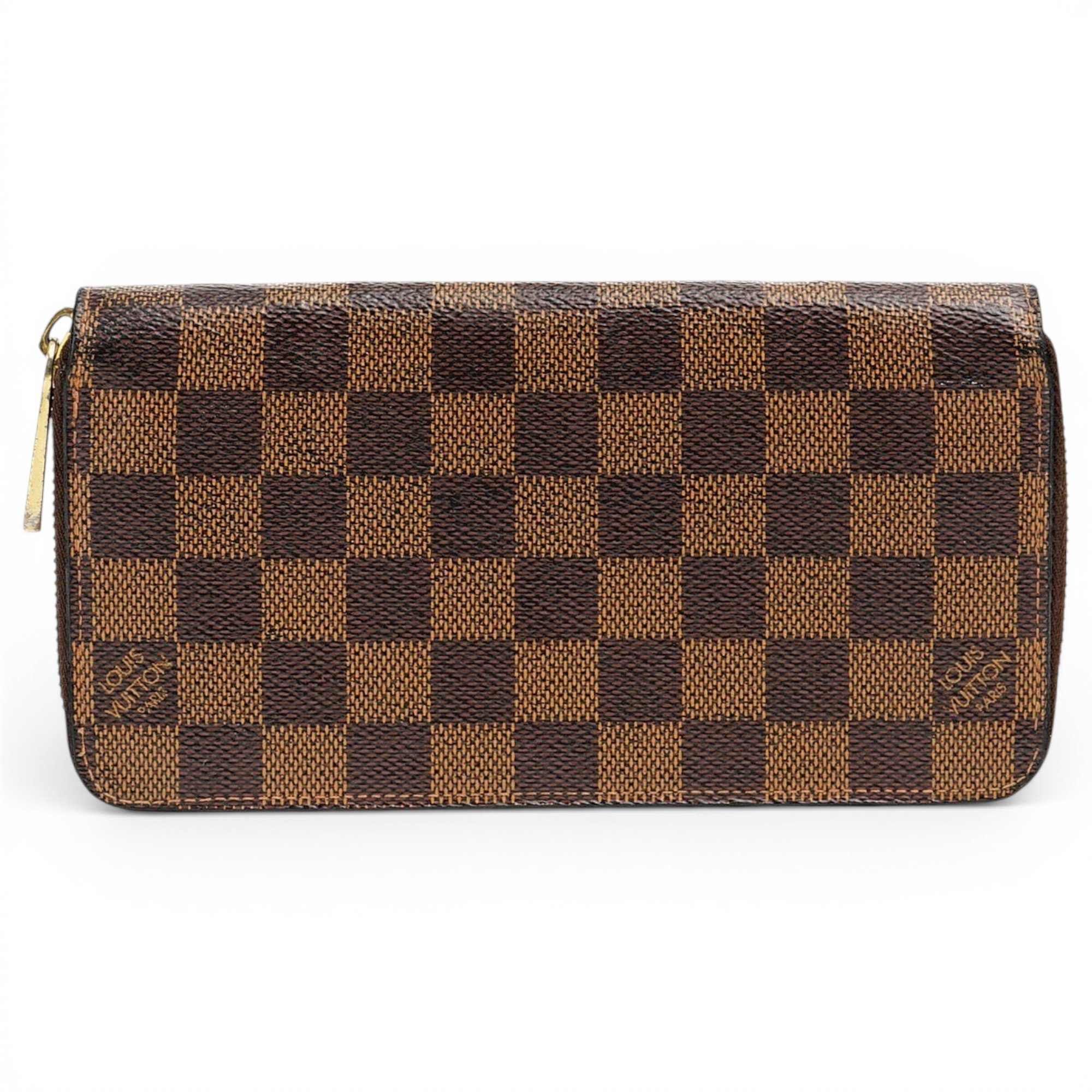 Leather clutch bag