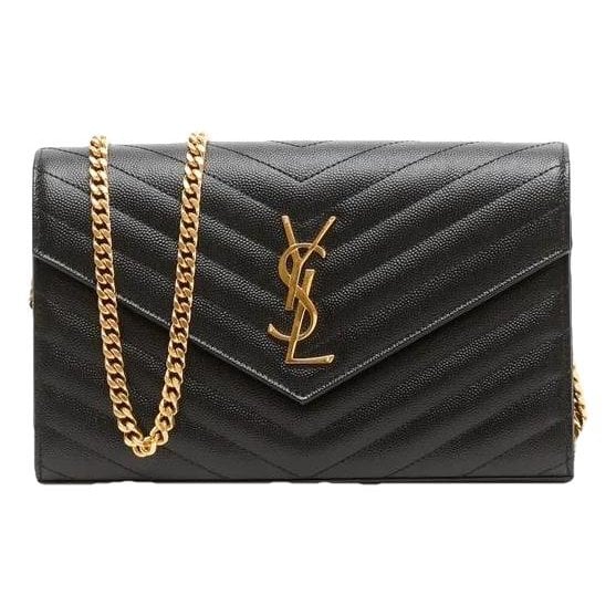 Envelope leather crossbody bag