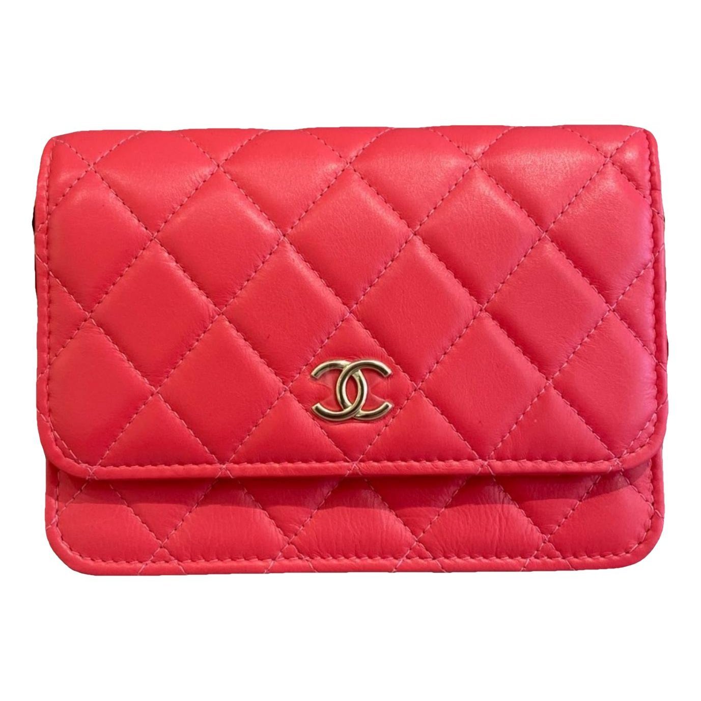 Trendy CC Wallet on Chain leather crossbody bag