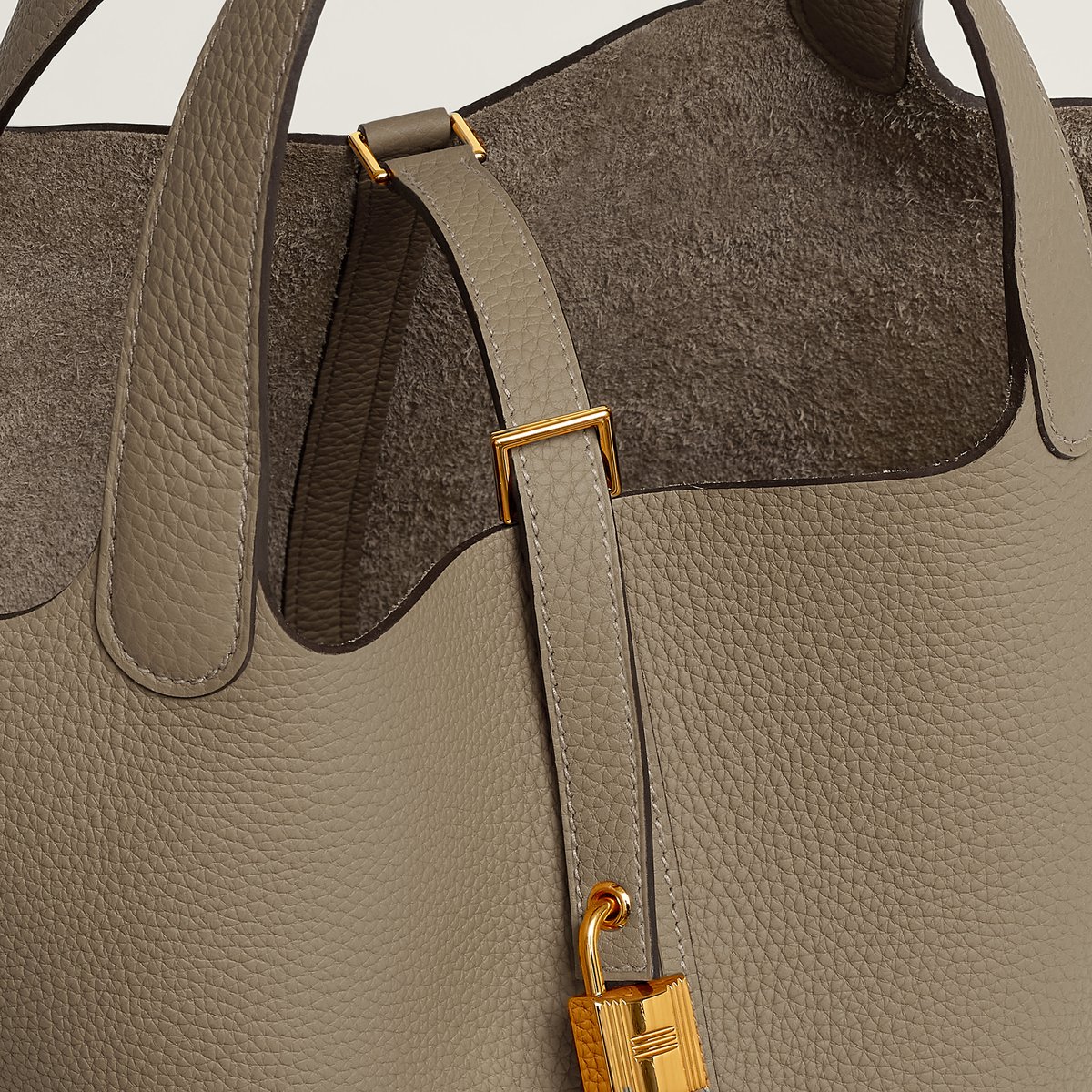 Beige Marfa Picotin Lock 22 Bag