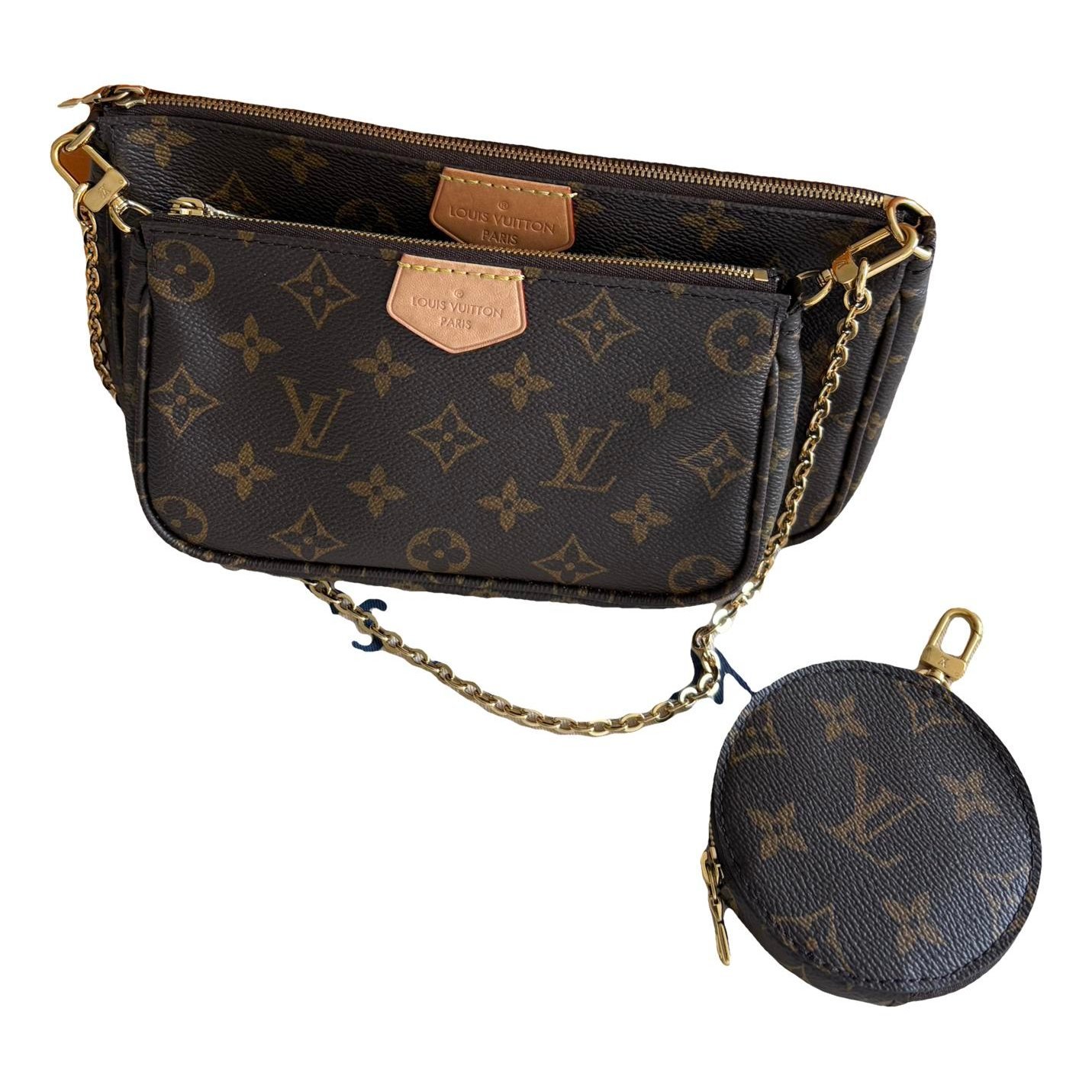 Multi Pochette Accessoires patent leather handbag