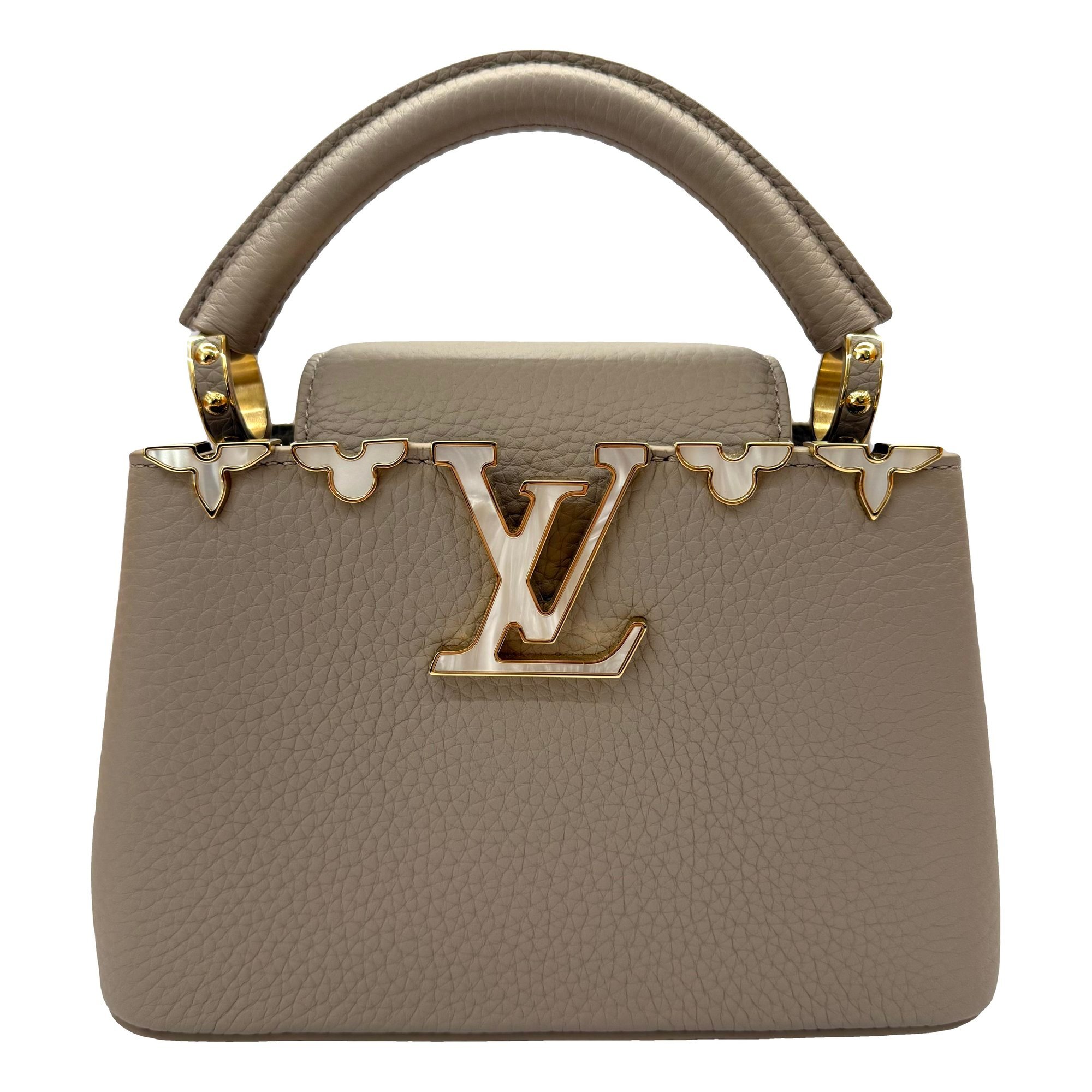 Capucines leather handbag