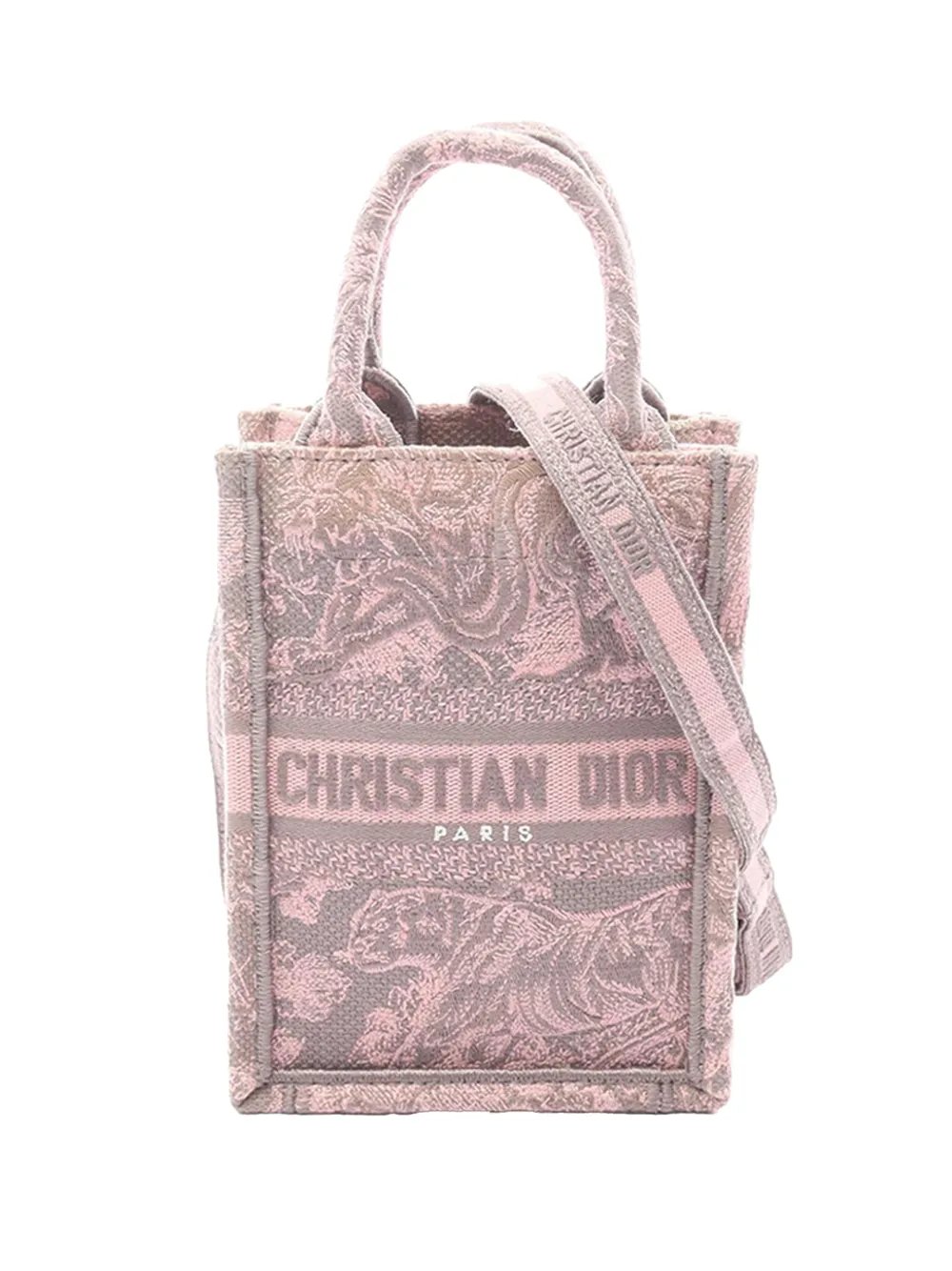 2010-2026 Mini Toile de Jouy Vertical Book Tote satchel