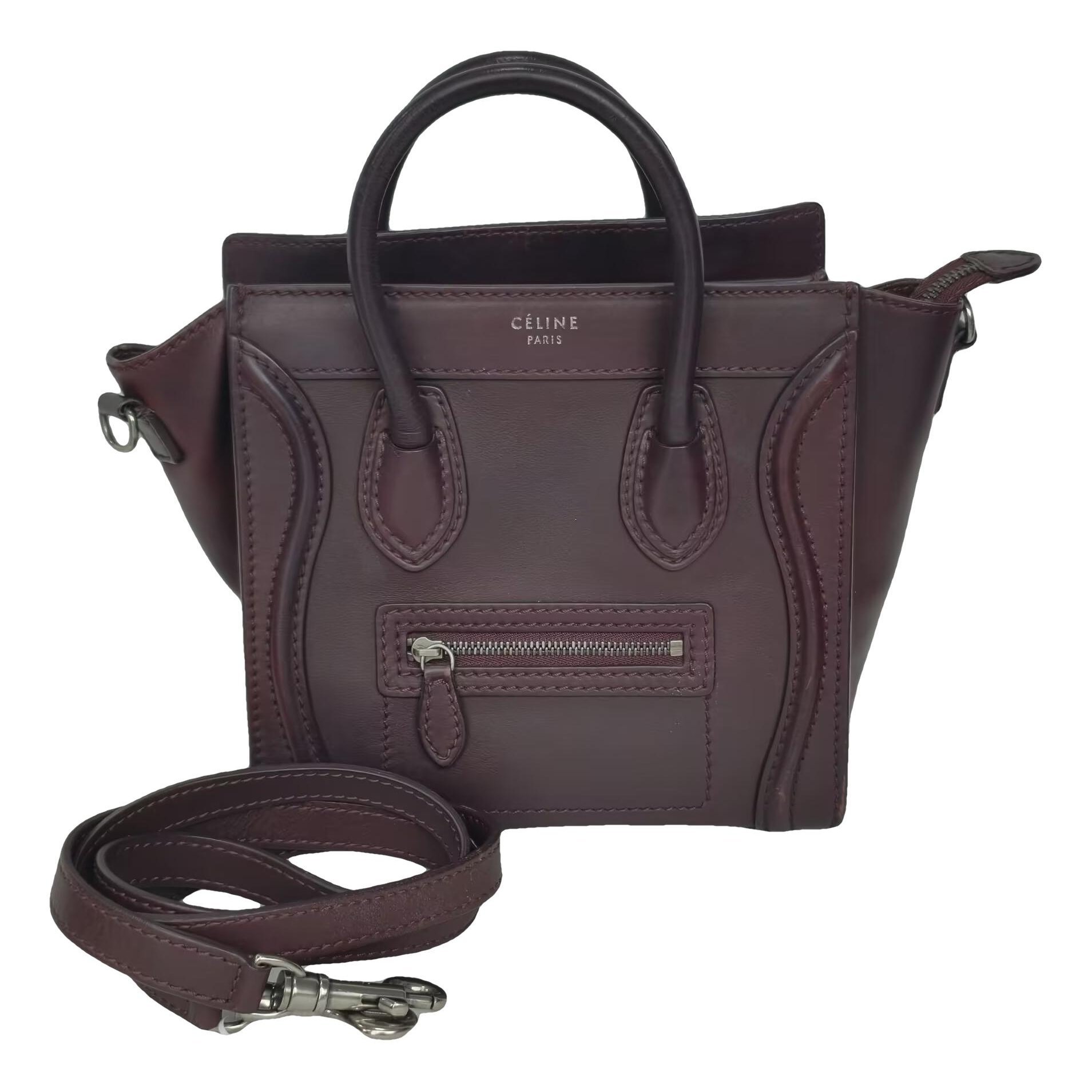 Nano Luggage leather handbag