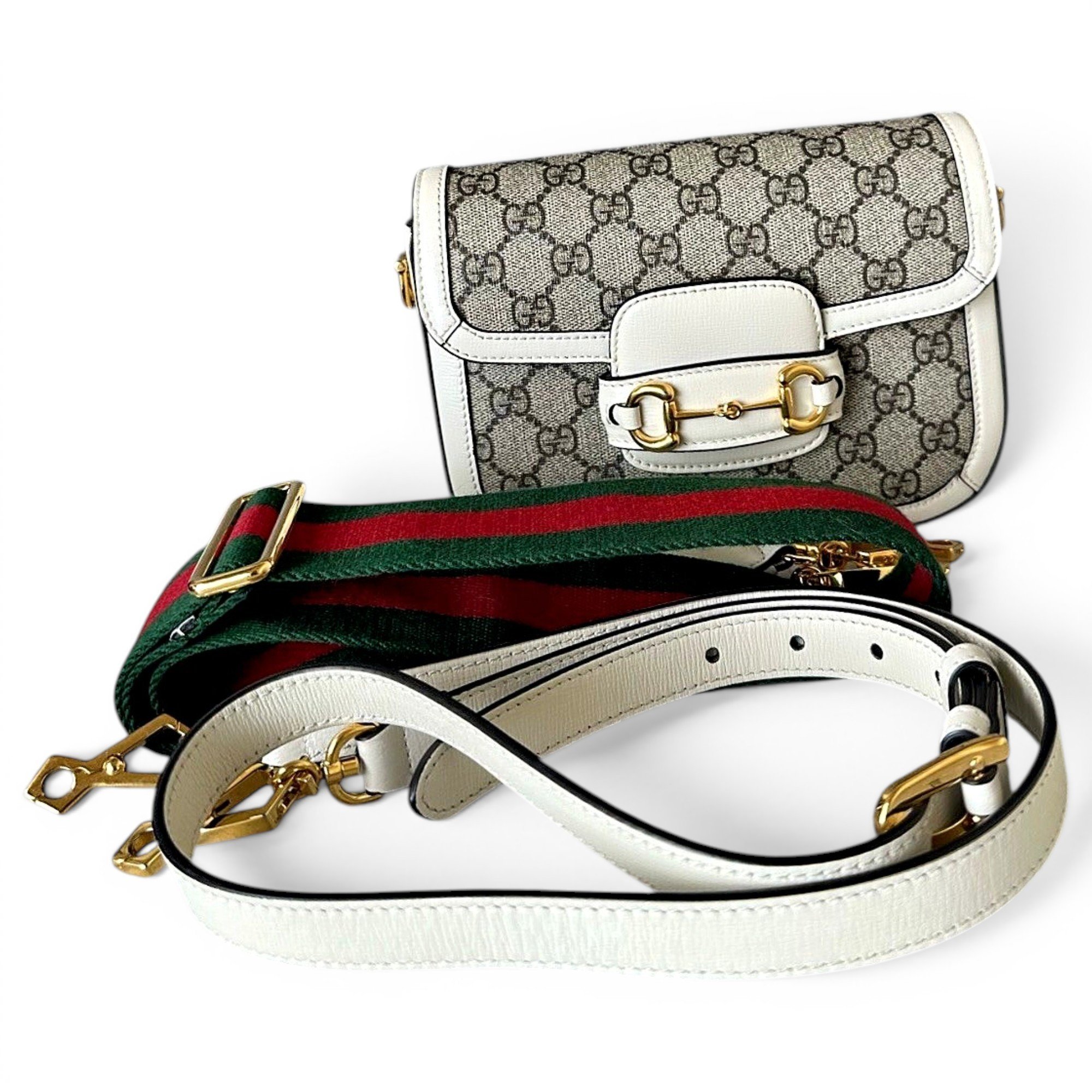 Horsebit 1955 Flap leather handbag