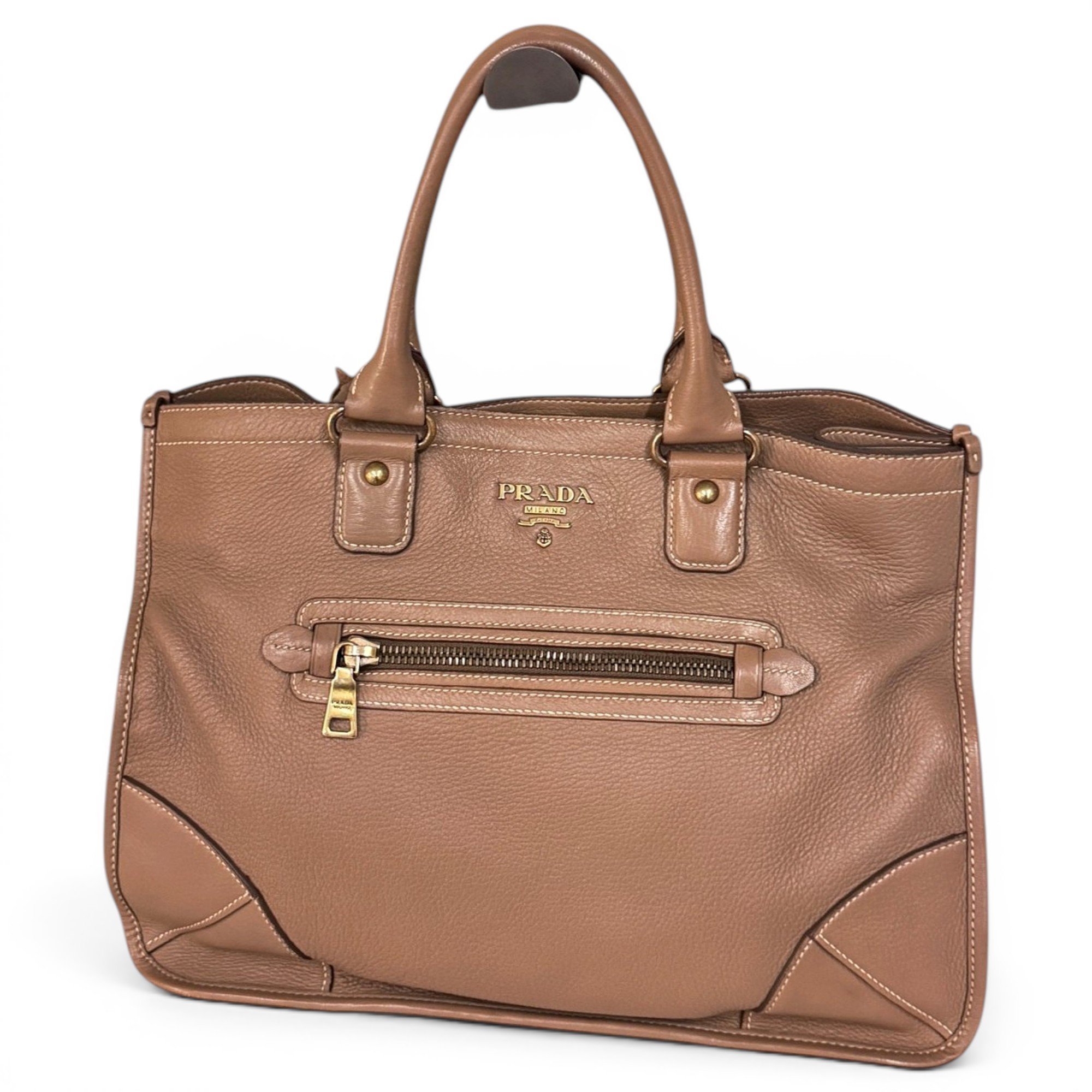 Leather handbag