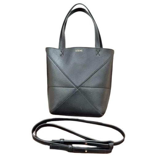 Puzzle Fold leather handbag