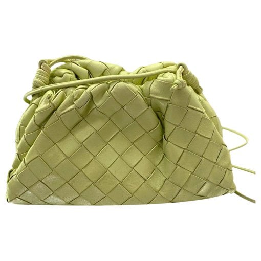 Pouch leather crossbody bag