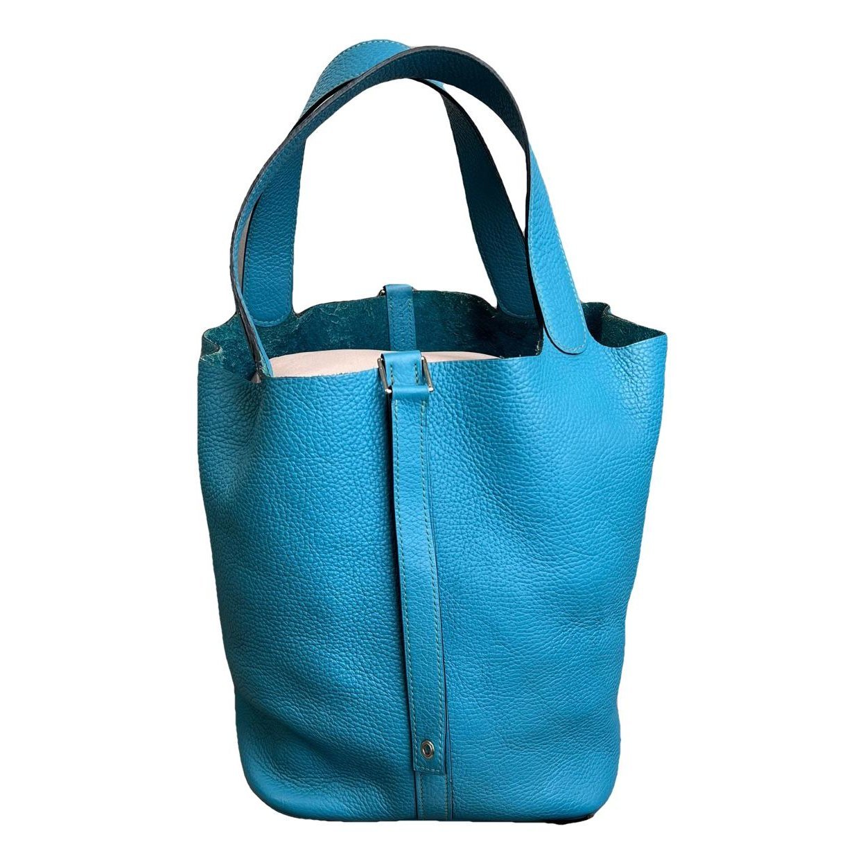 Picotin leather tote