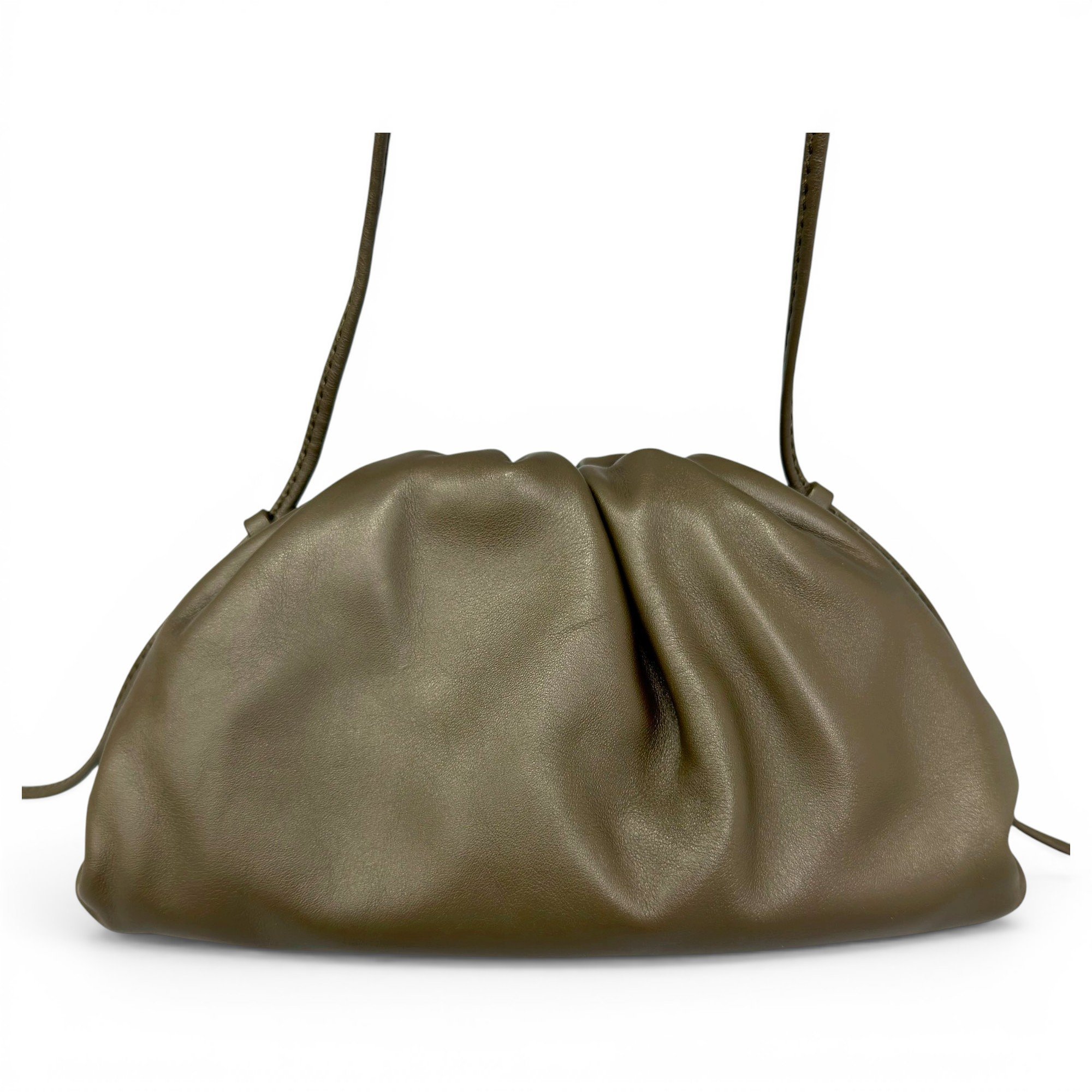 Pouch leather handbag