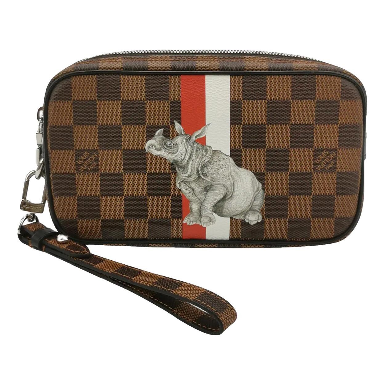 Vinyl clutch bag